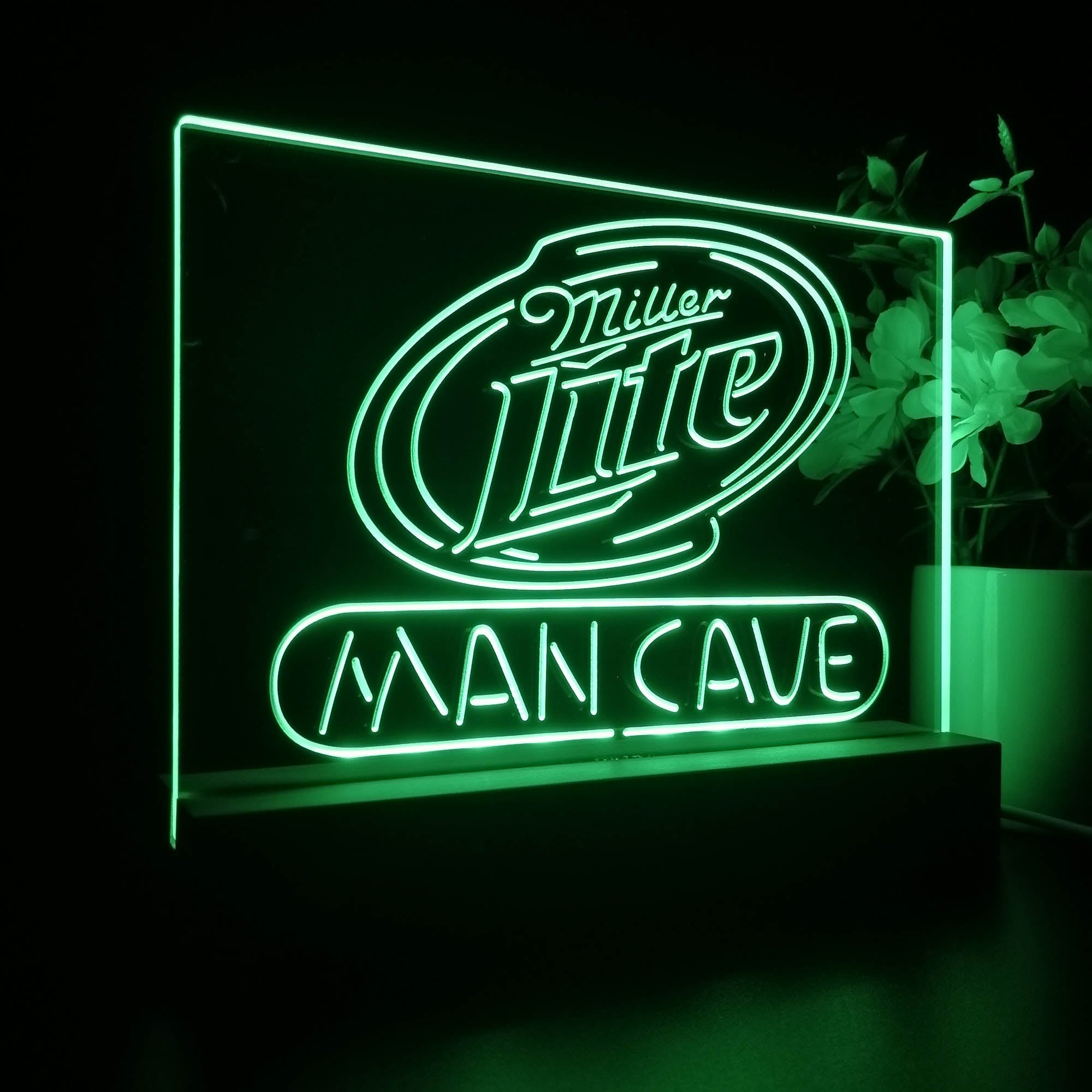 Miller Lite Man Cave Beer Bar Neon Sign Pub Bar Lamp