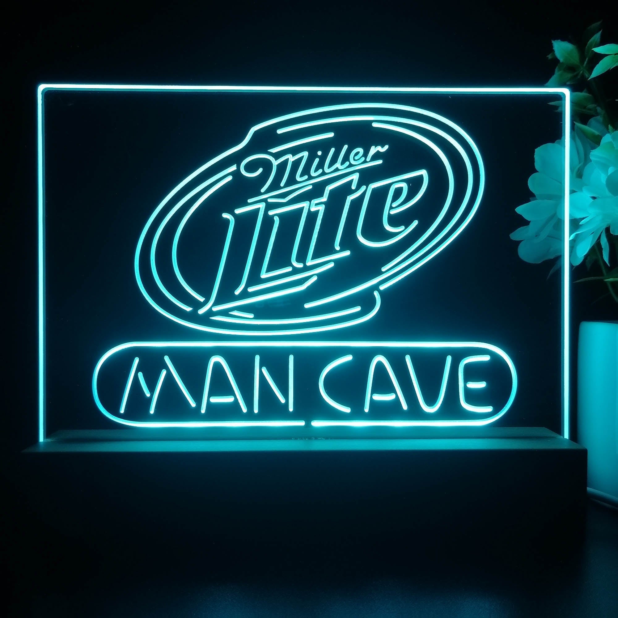 Miller Lite Man Cave Beer Bar Neon Sign Pub Bar Lamp