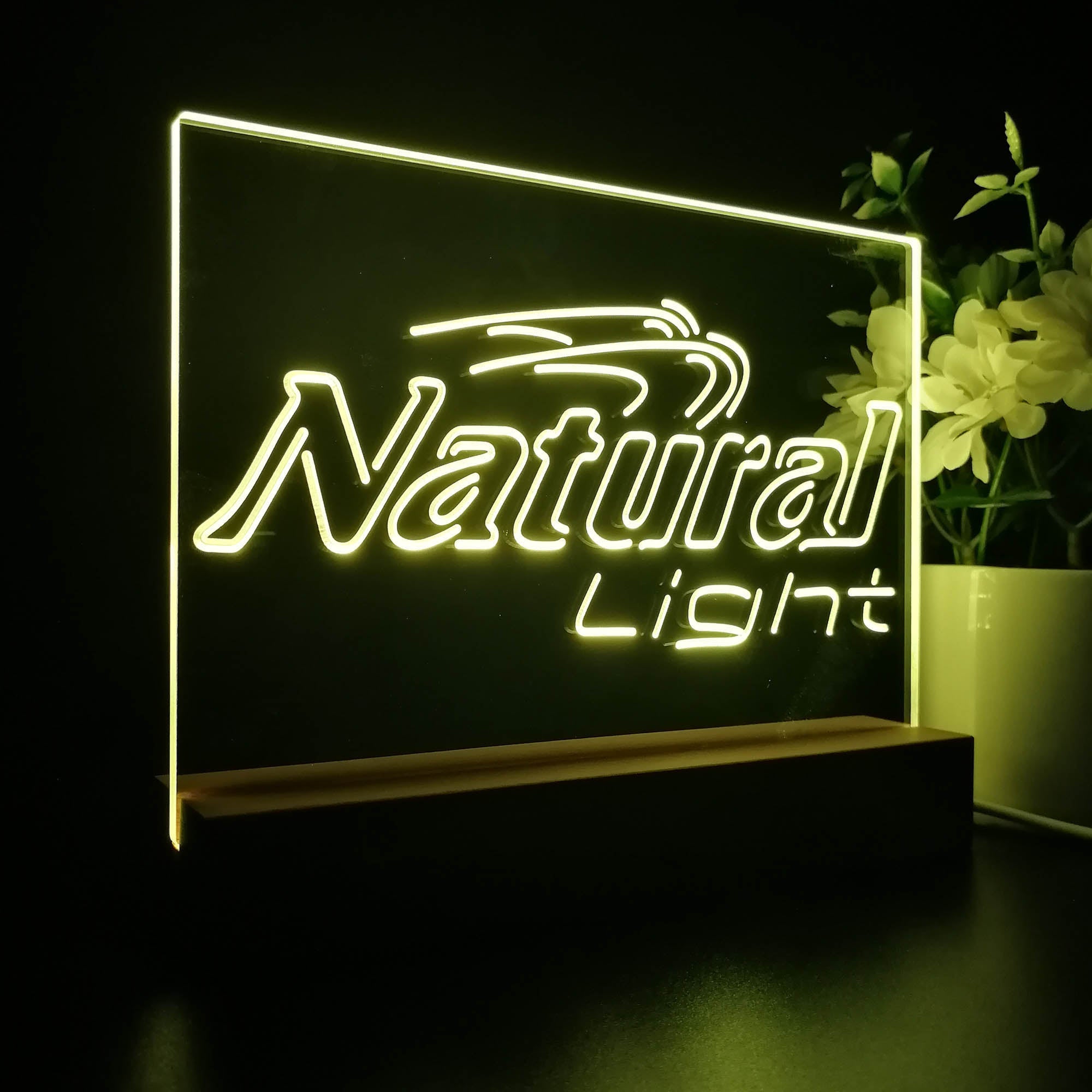 Natural Light Beer Bar Gift Neon Sign Pub Bar Lamp