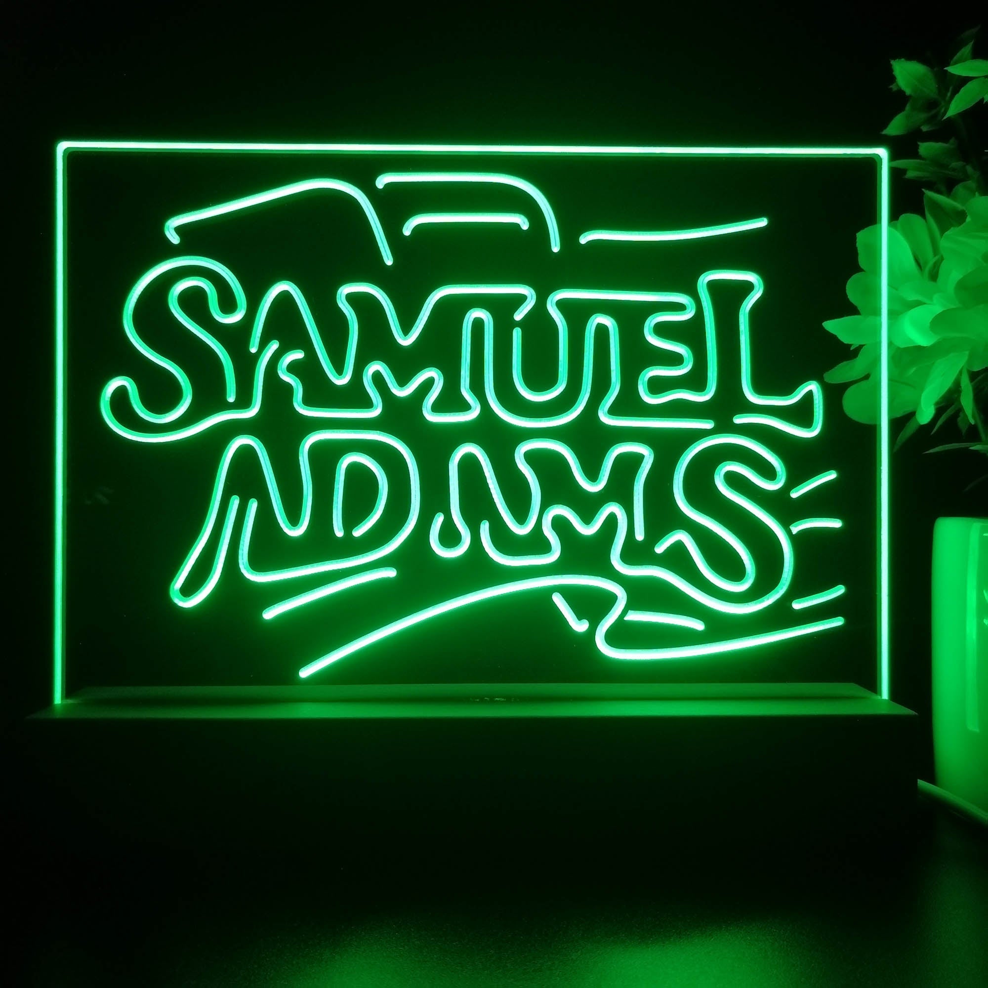 Samuel Adams Beer Bar Neon Sign Pub Bar Lamp