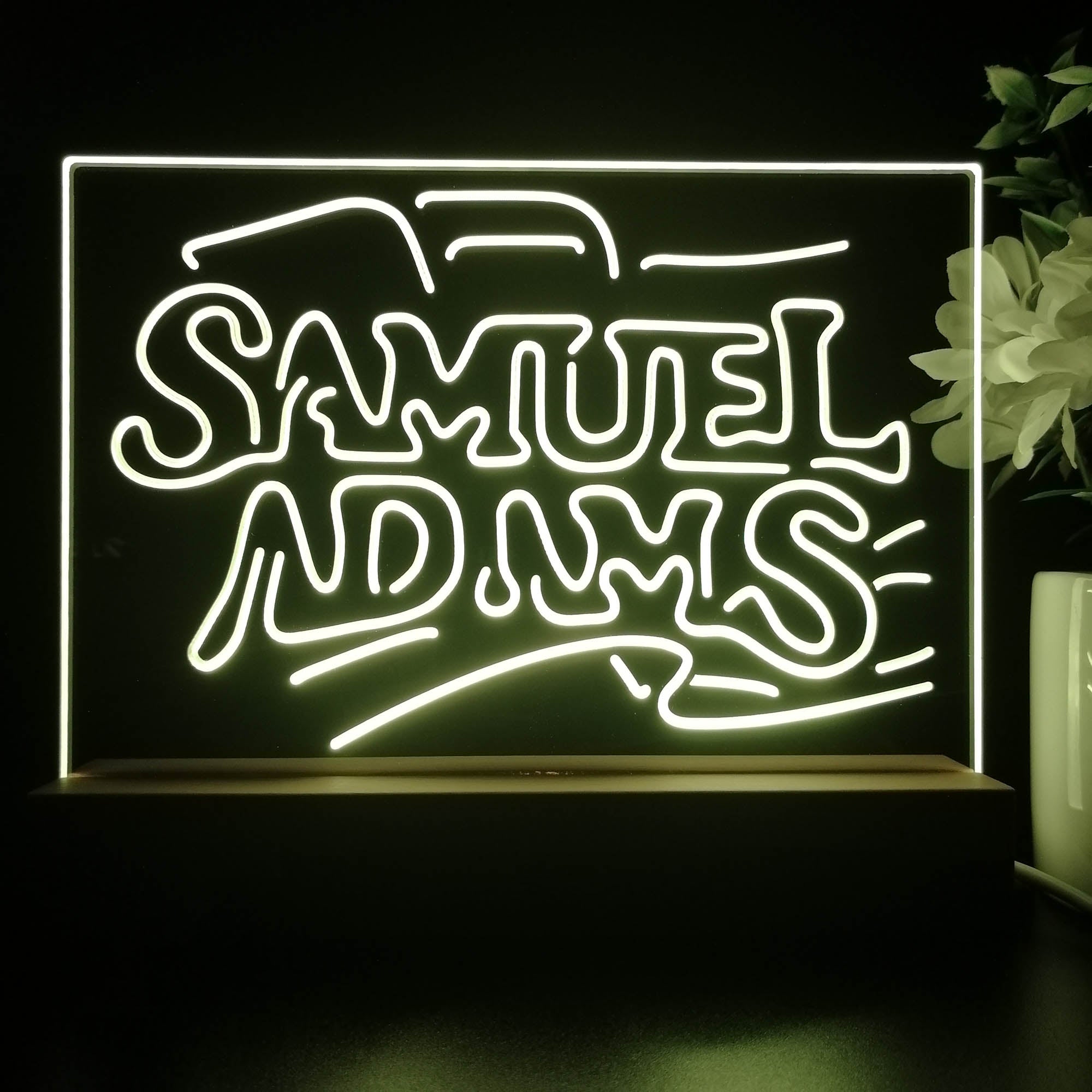 Samuel Adams Beer Bar Neon Sign Pub Bar Lamp