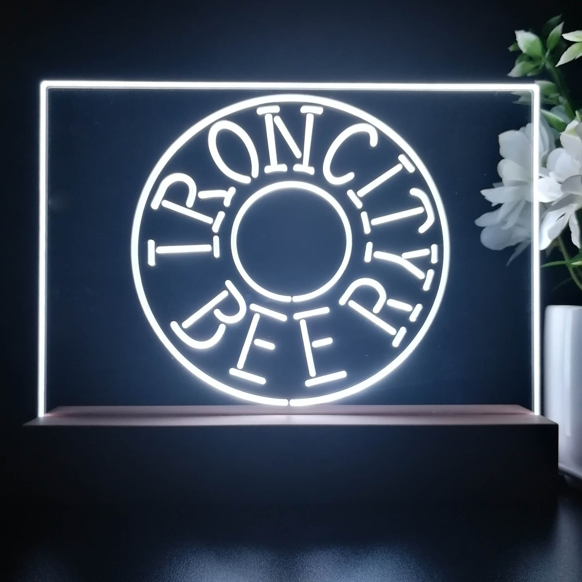 Iron City Beer Neon Sign Pub Bar Lamp