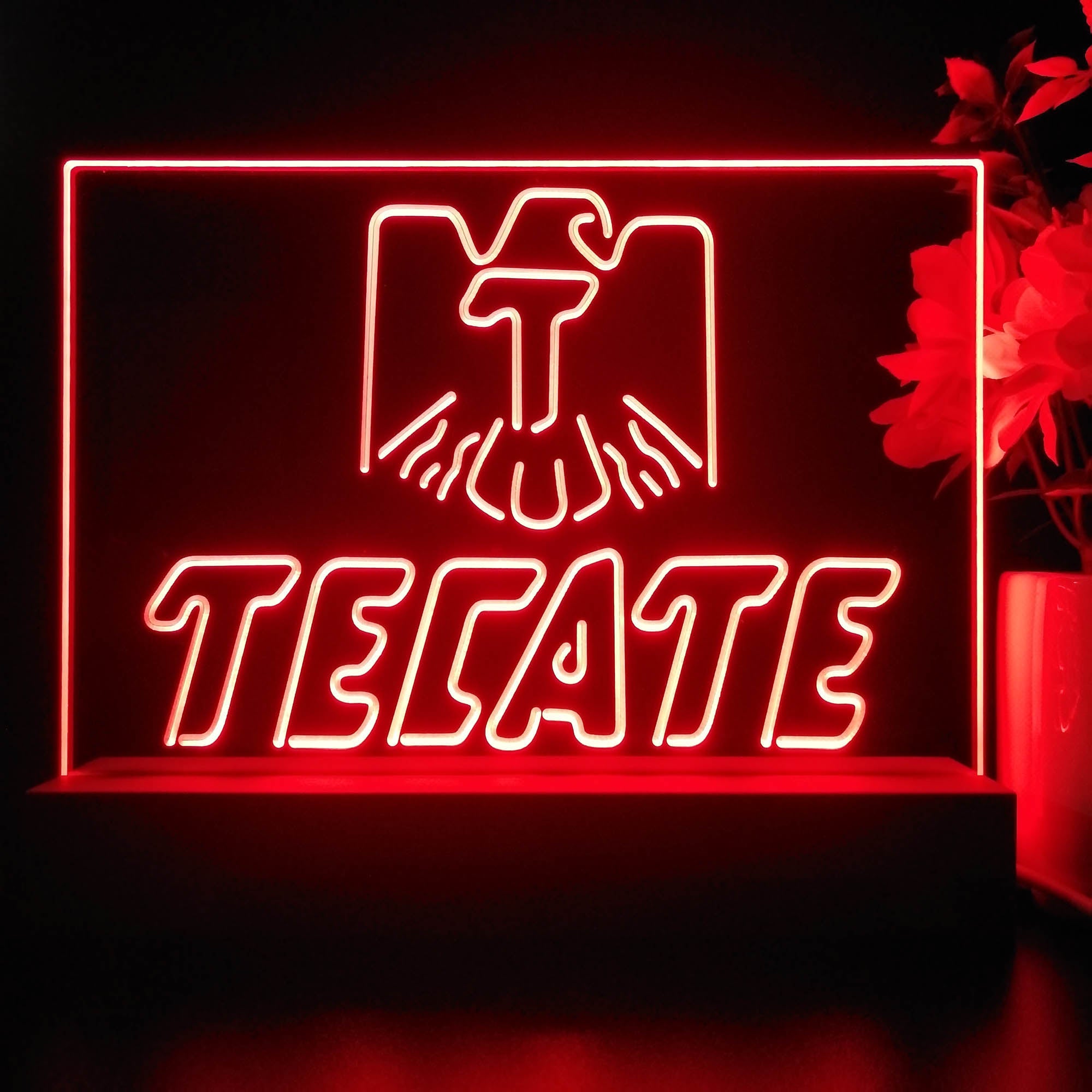 Tecate Beer Bar Neon Sign Pub Bar Lamp