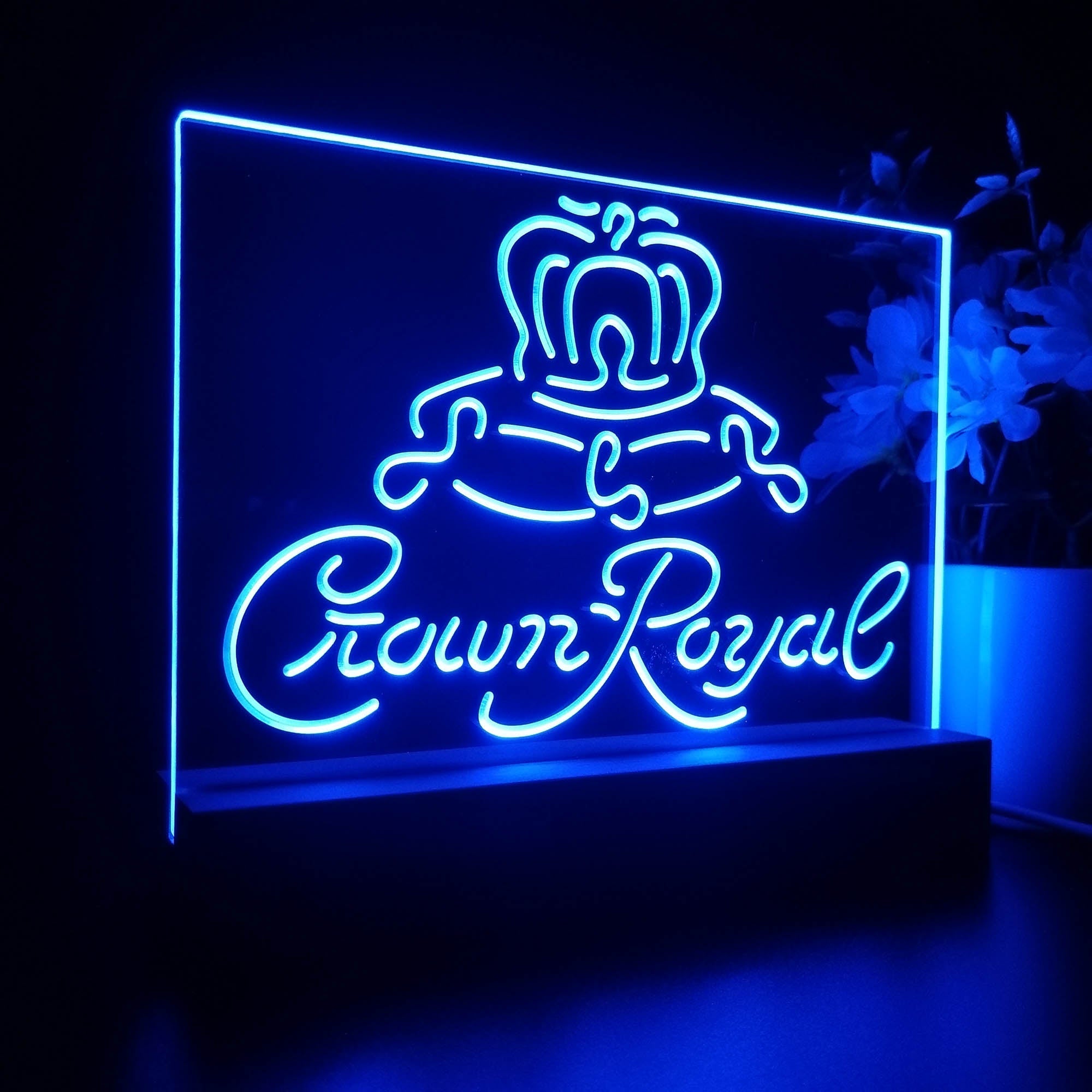 Crown Royal Beer Bar Neon Sign Pub Bar Lamp