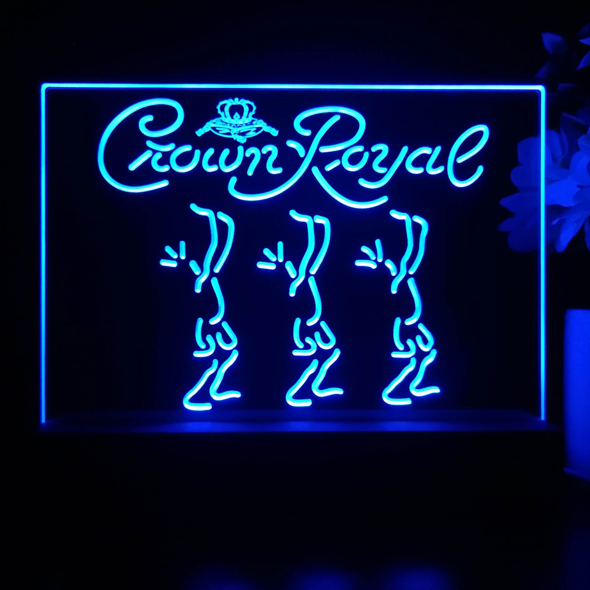 Crown Royal Beer Neon Sign Pub Bar Lamp