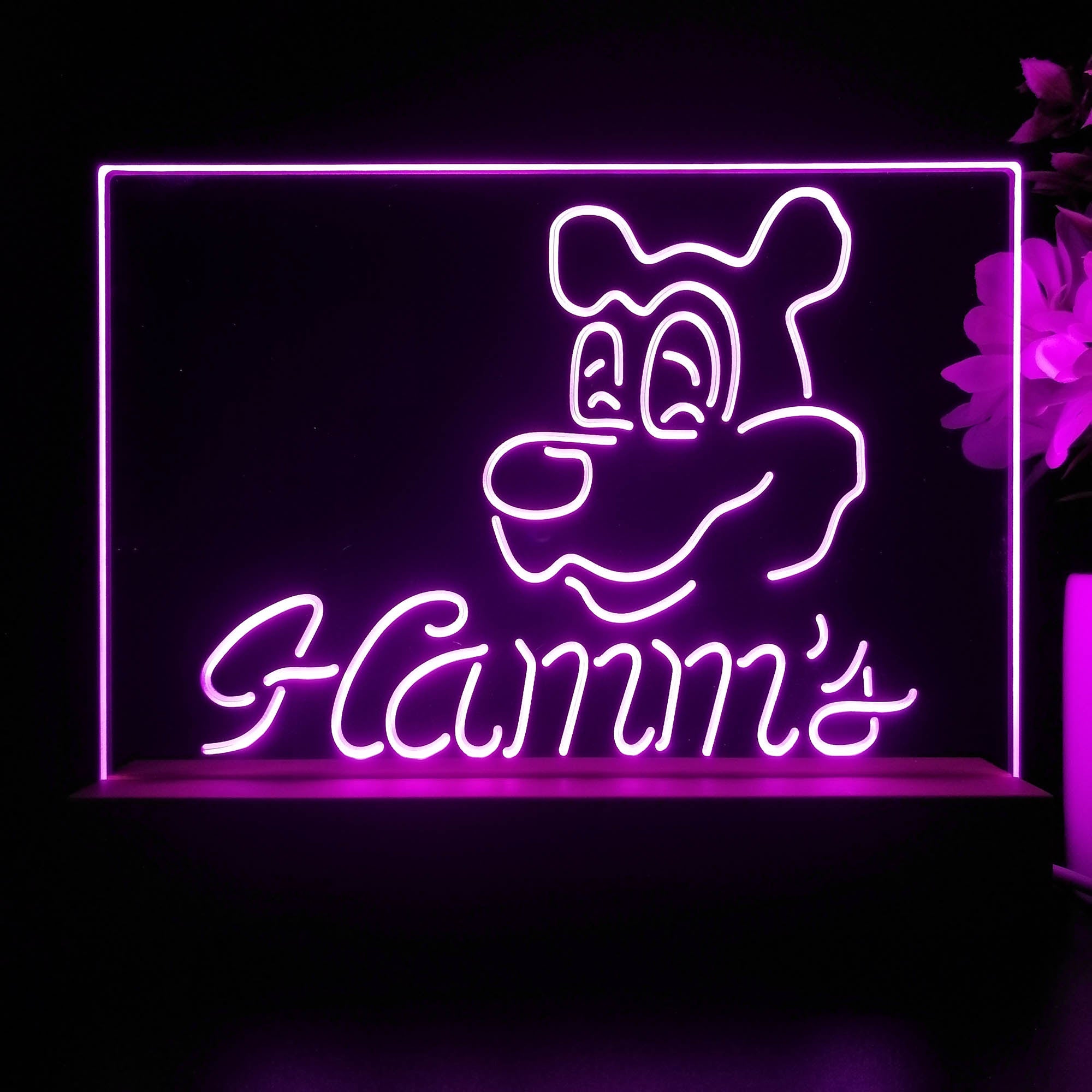 Hamm's Beer Bar Man Cave Neon Sign Pub Bar Lamp