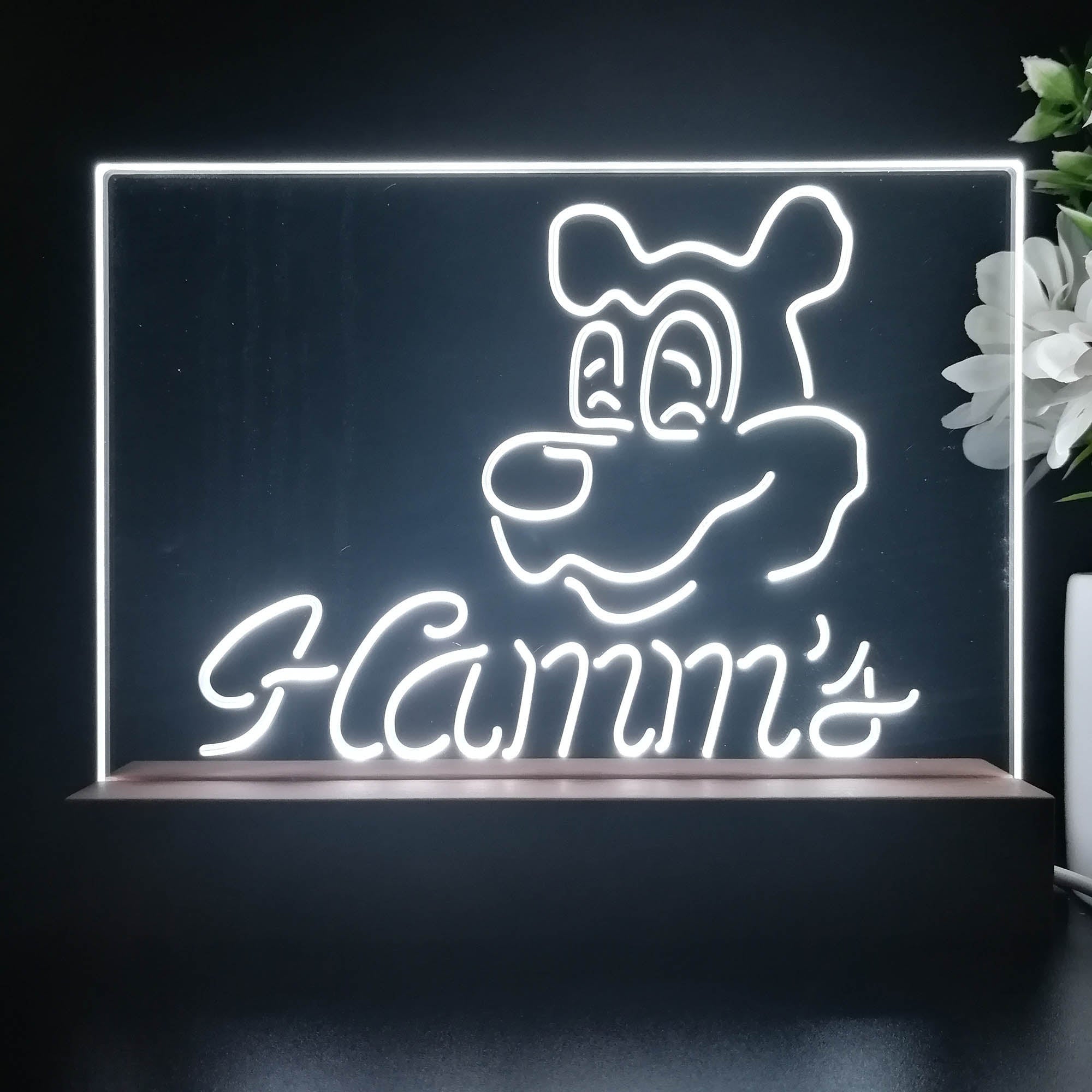Hamm's Beer Bar Man Cave Neon Sign Pub Bar Lamp