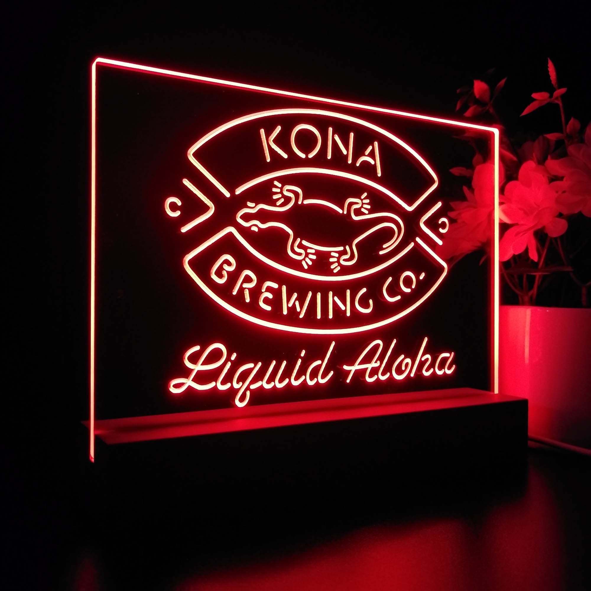 Kona Brewing Company Beer Neon Sign Pub Bar Lamp