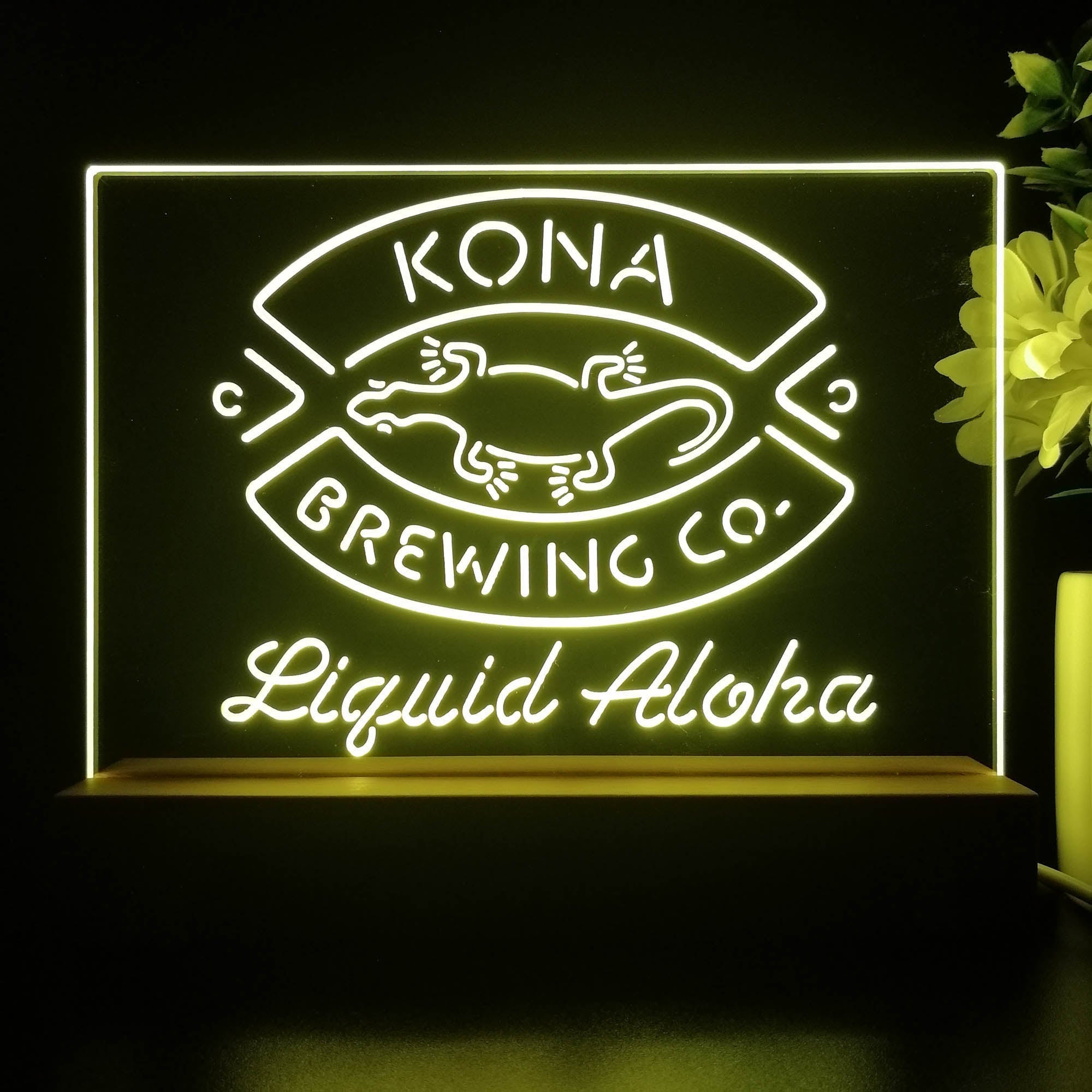 Kona Brewing Company Beer Neon Sign Pub Bar Lamp