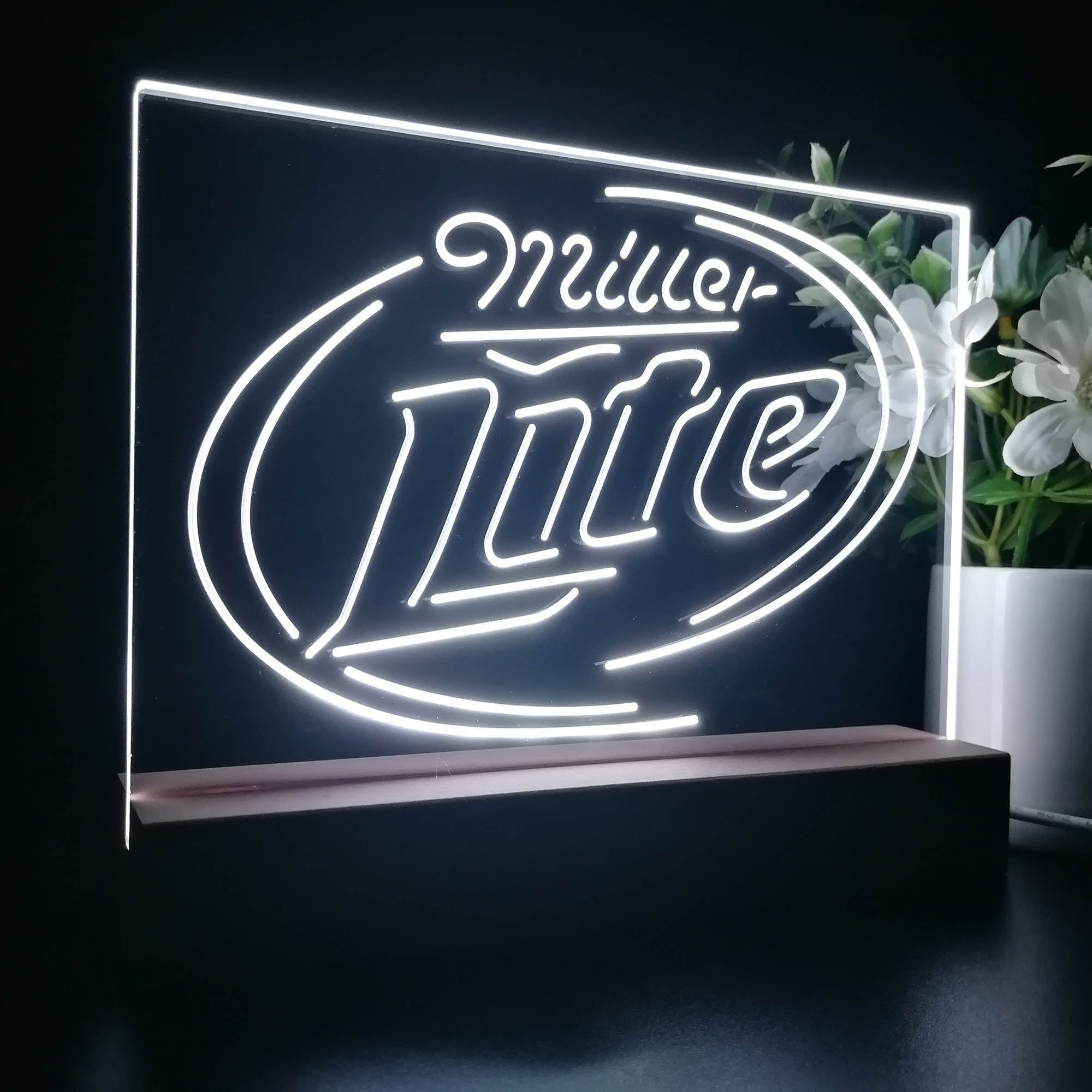 Miller Lite Classic Neon Sign Pub Bar Lamp