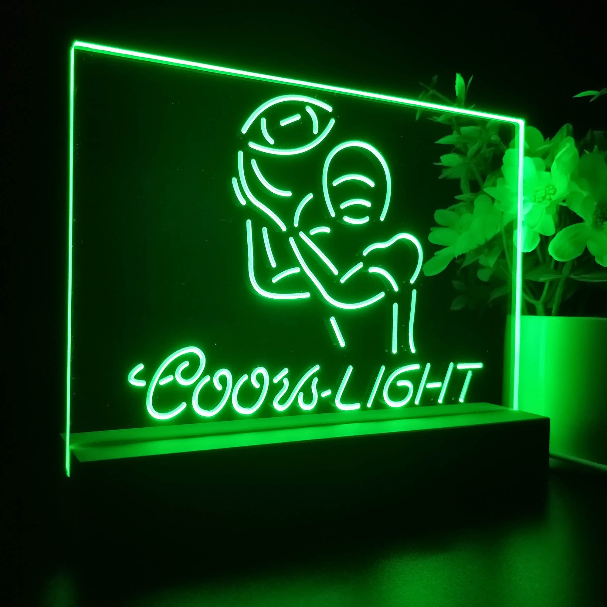 Coors Light American Football Neon Sign Pub Bar Lamp