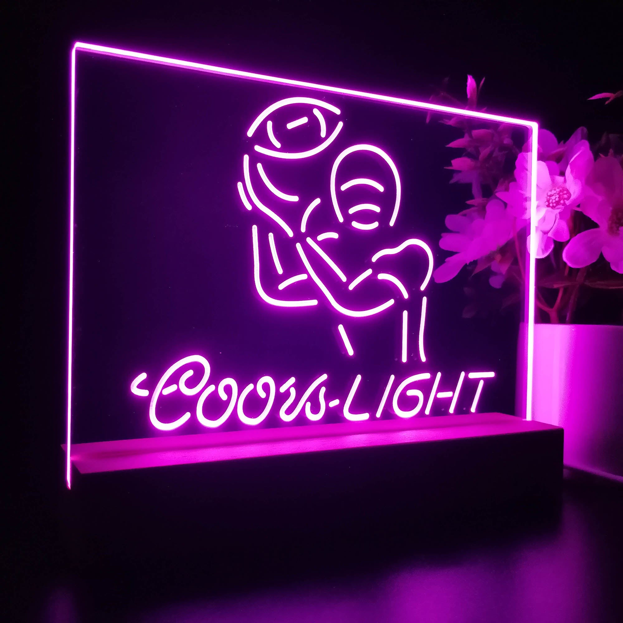 Coors Light American Football Neon Sign Pub Bar Lamp