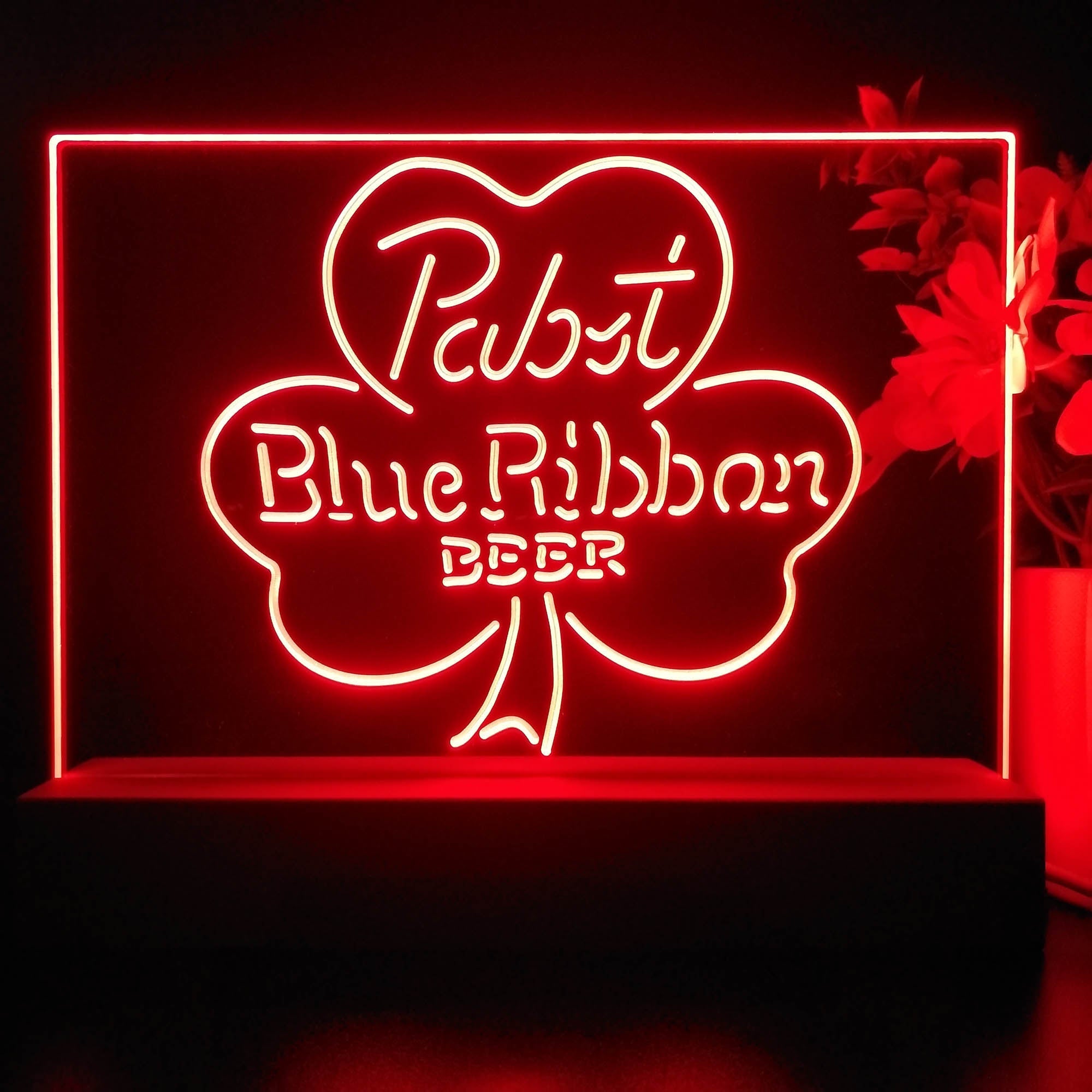 Pabst Blue Ribbon Beer Bar Neon Sign Pub Bar Lamp