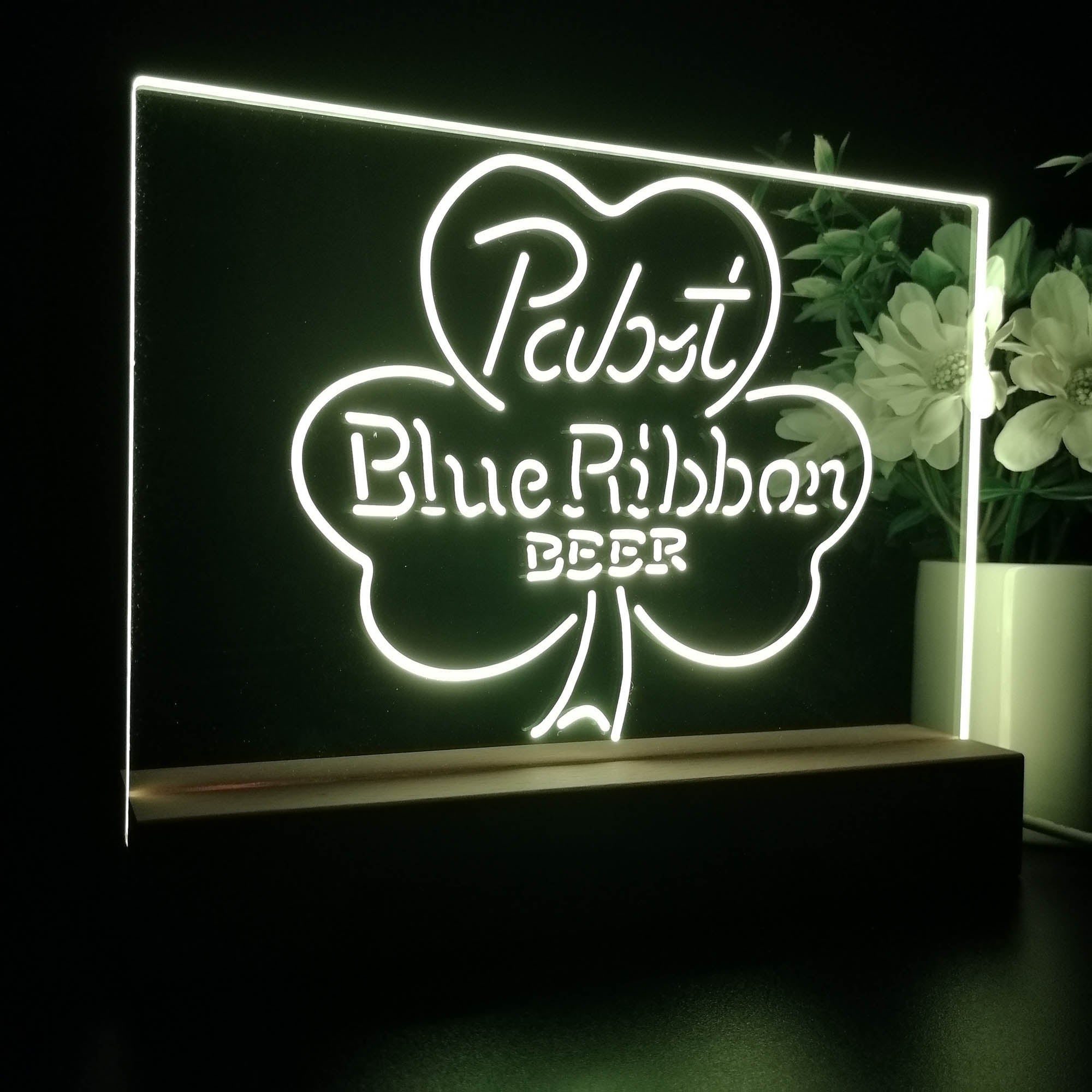 Pabst Blue Ribbon Beer Bar Neon Sign Pub Bar Lamp