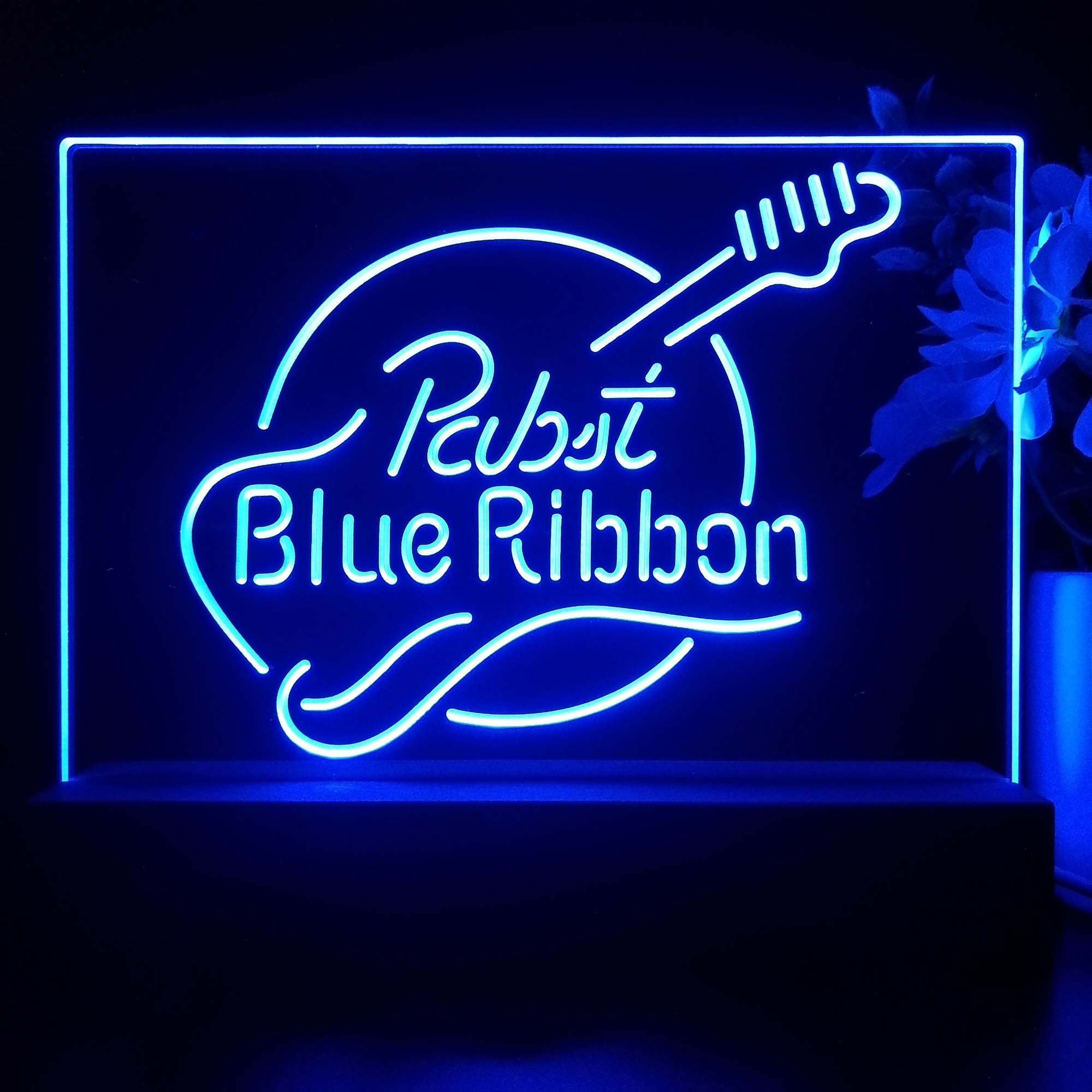 Pabst Blue Ribbon Neon Sign Pub Bar Lamp