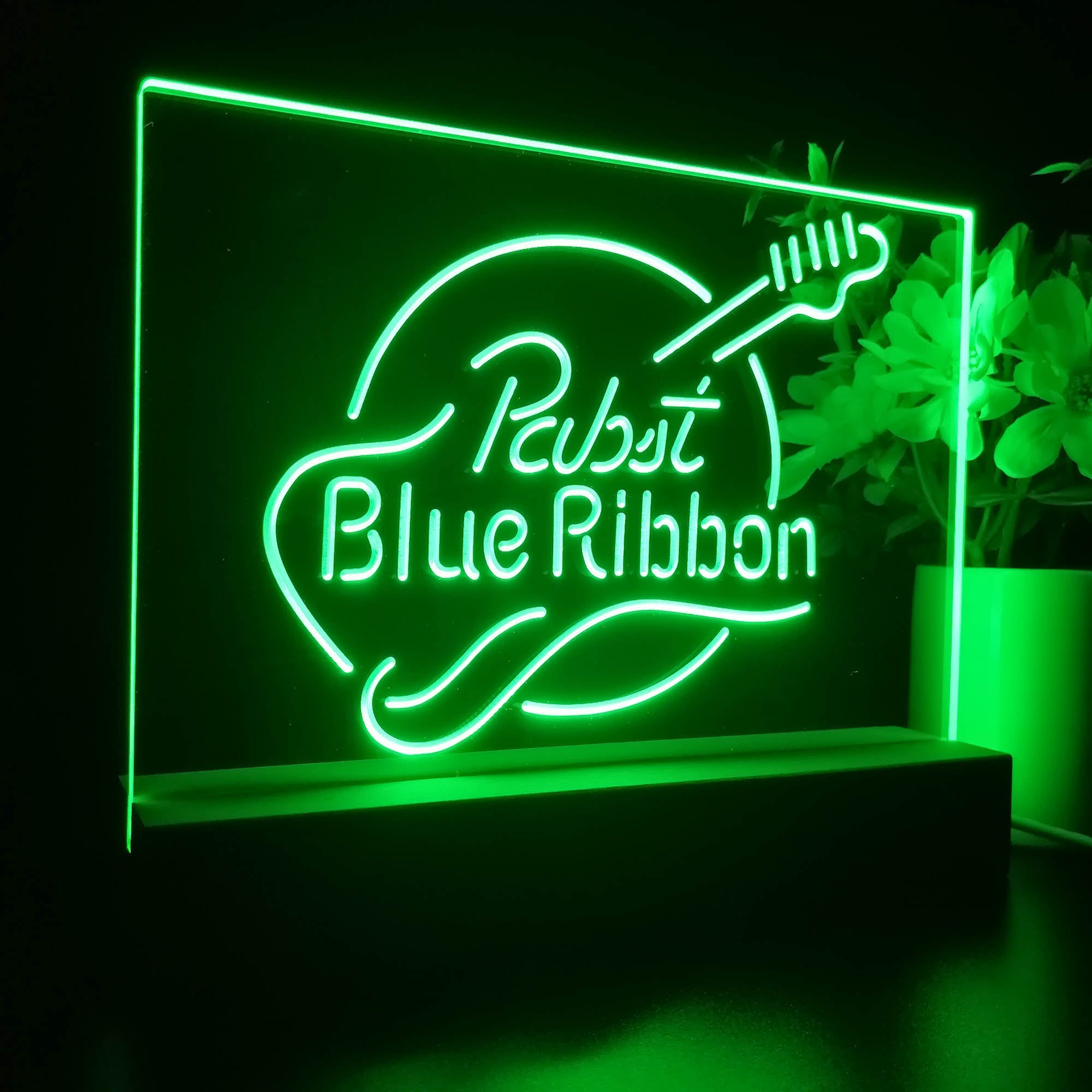 Pabst Blue Ribbon Neon Sign Pub Bar Lamp