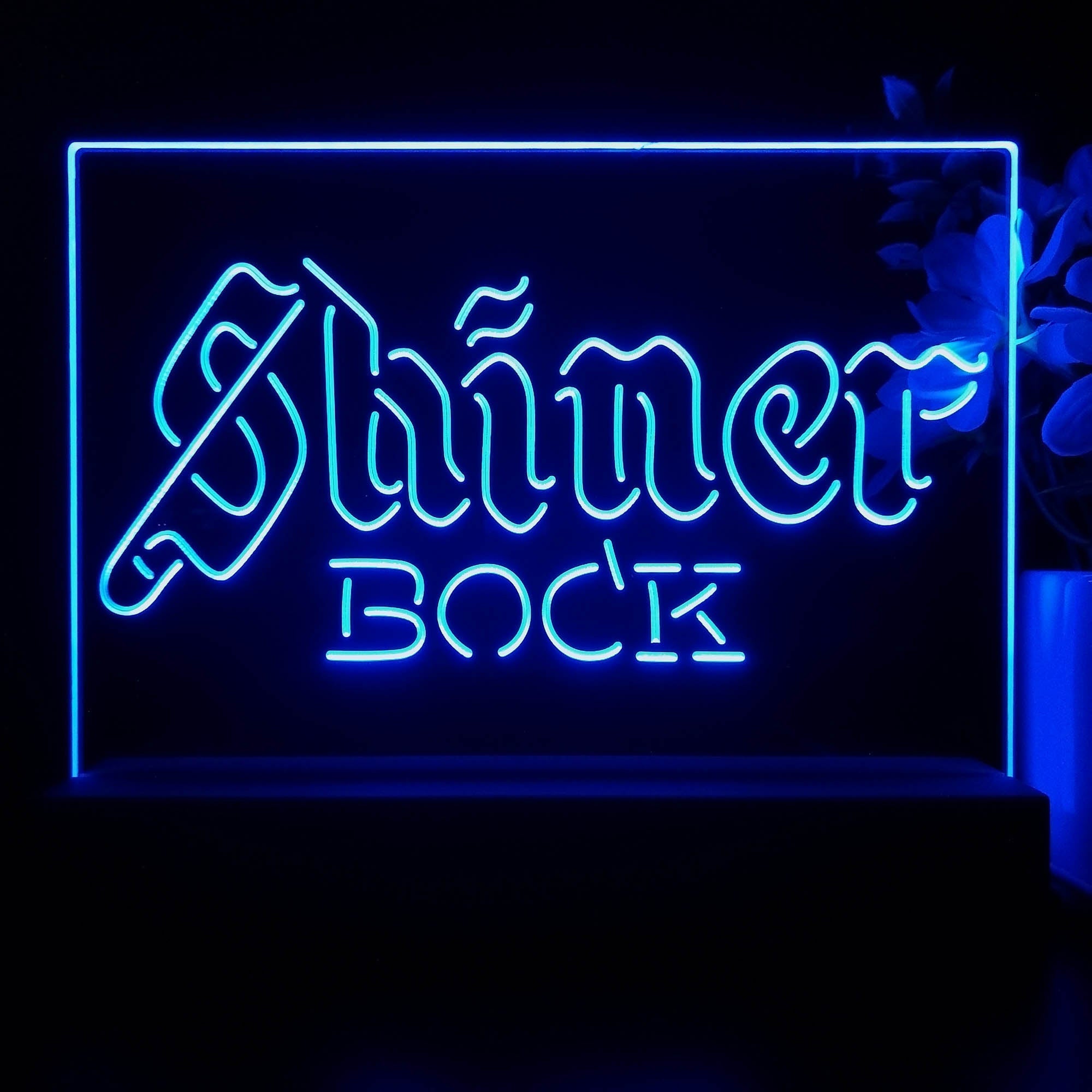 Shiner Bock Beer Neon Sign Pub Bar Lamp
