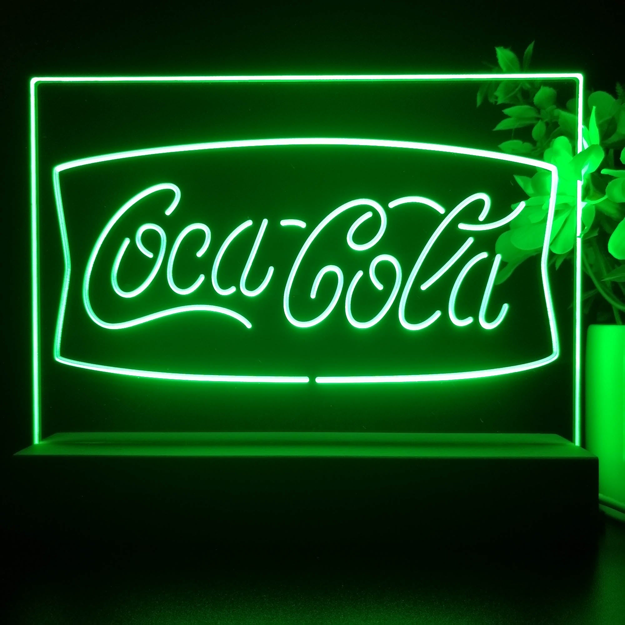 Classic Coca Cola Neon Sign Pub Bar Lamp