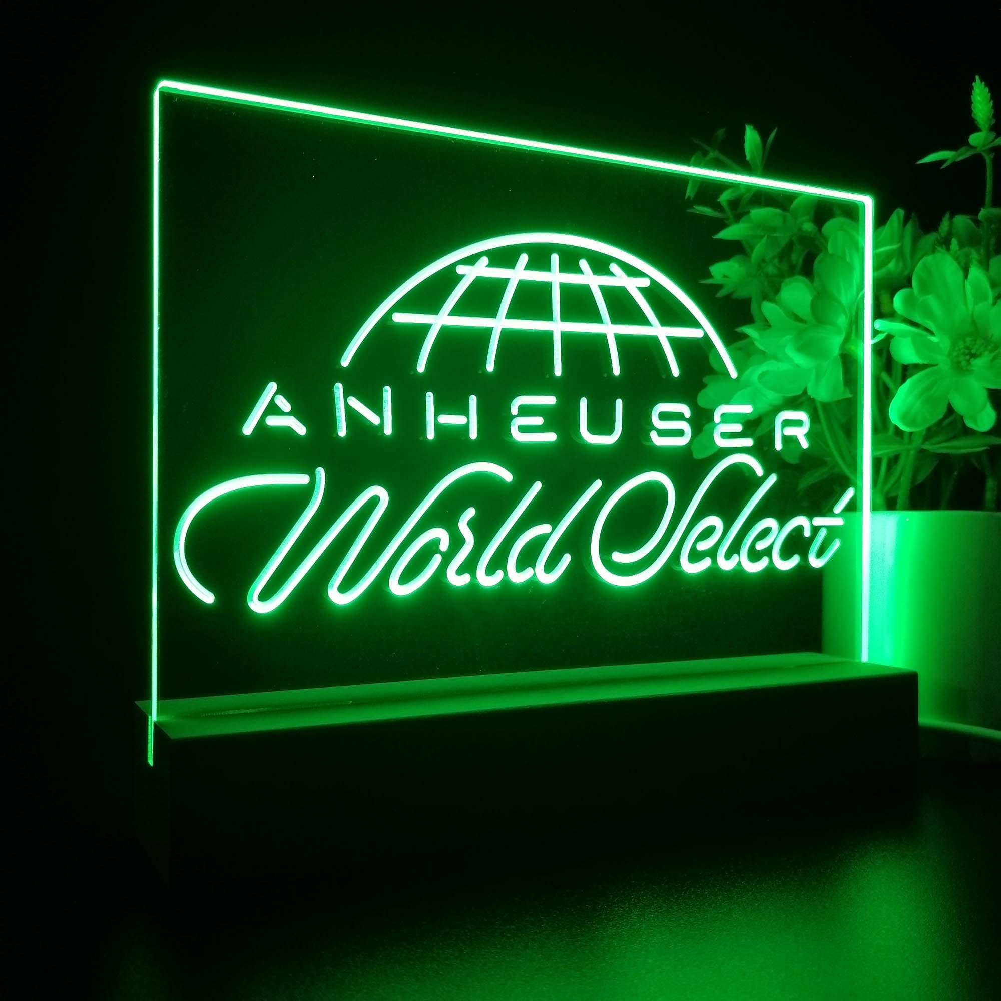 Anheuser World Select Beer Bar Neon Sign Pub Bar Lamp