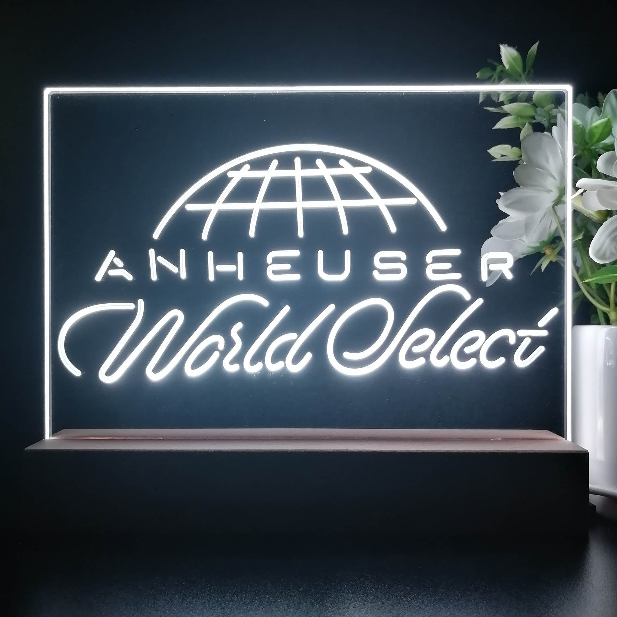Anheuser World Select Beer Bar Neon Sign Pub Bar Lamp