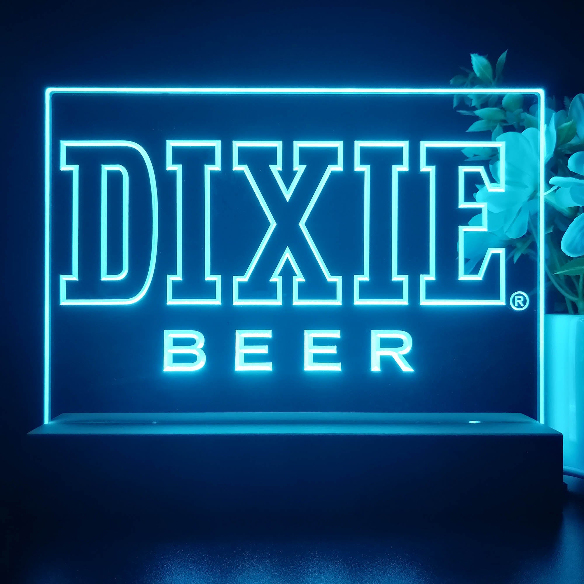 Dixie Beer Neon Sign Pub Bar Lamp