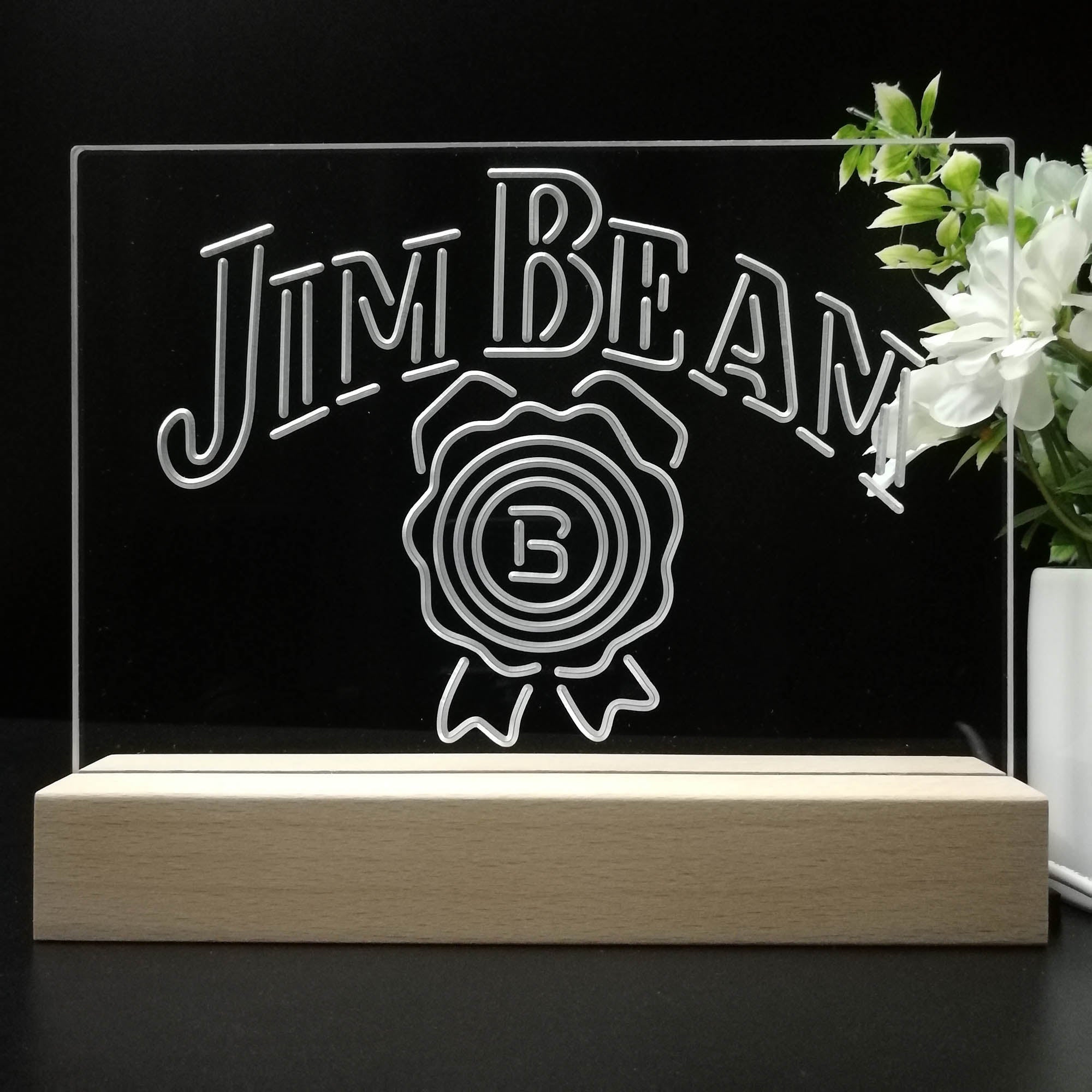 Jim Beam Beer Pub Neon Sign Pub Bar Lamp
