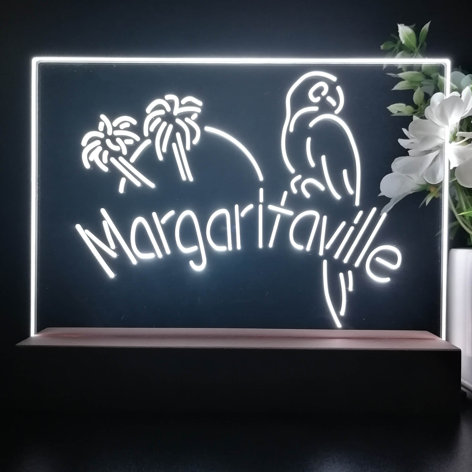 Jimmy Buffett Margaritaville Neon Sign Pub Bar Lamp