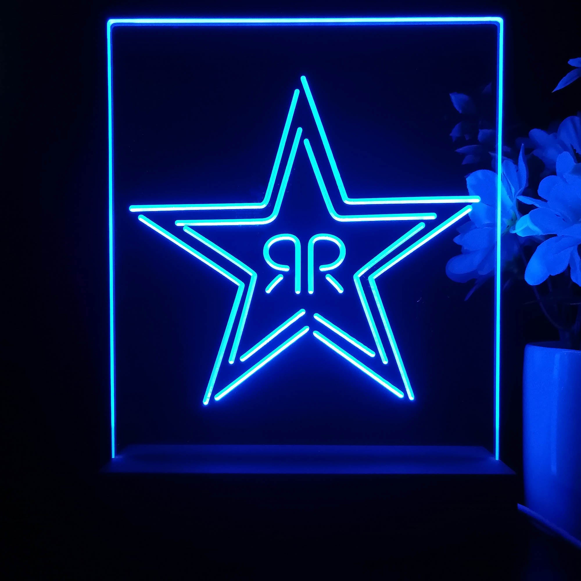 Rockstar Energy 3D Illusion Night Light Desk Lamp