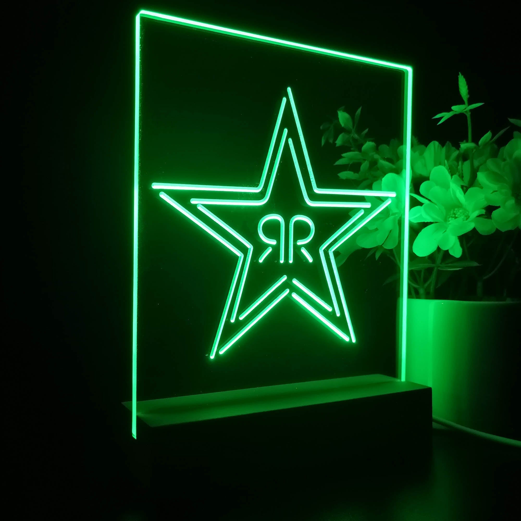 Rockstar Energy 3D Illusion Night Light Desk Lamp