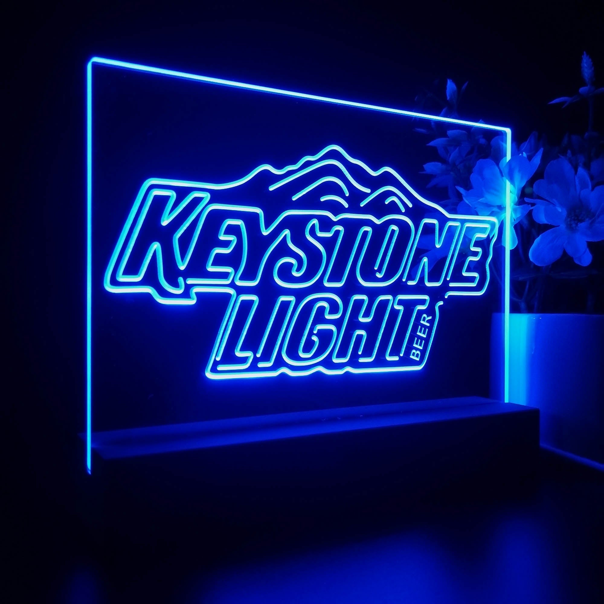 Keystone Light Beer Neon Sign Pub Bar Lamp