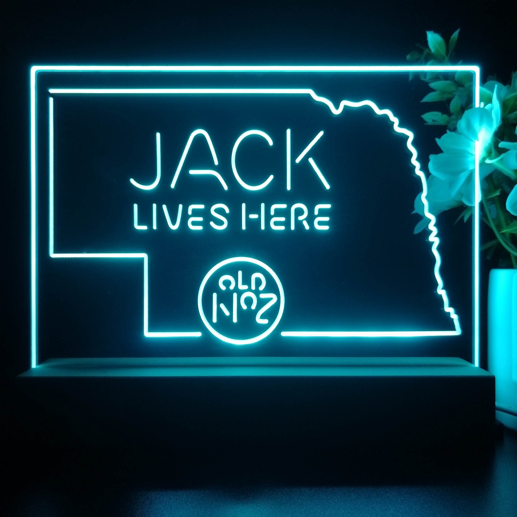 Nebraska Jack Lives Neon Sign Pub Bar Lamp