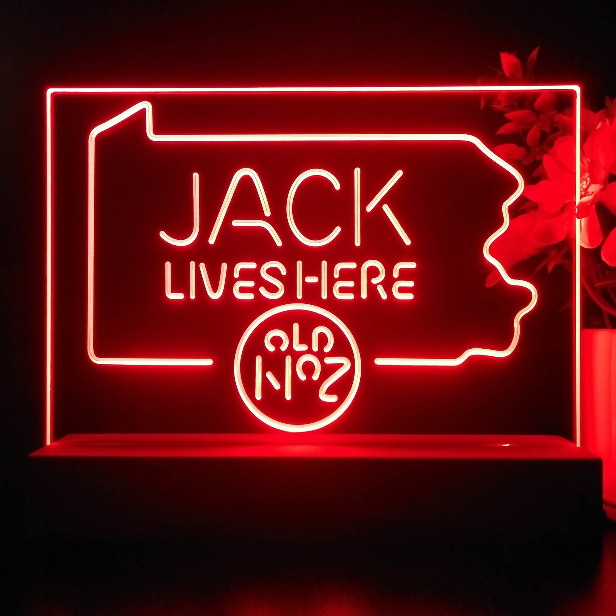 Pennsylvania Jack Lives Here Neon Sign Pub Bar Lamp