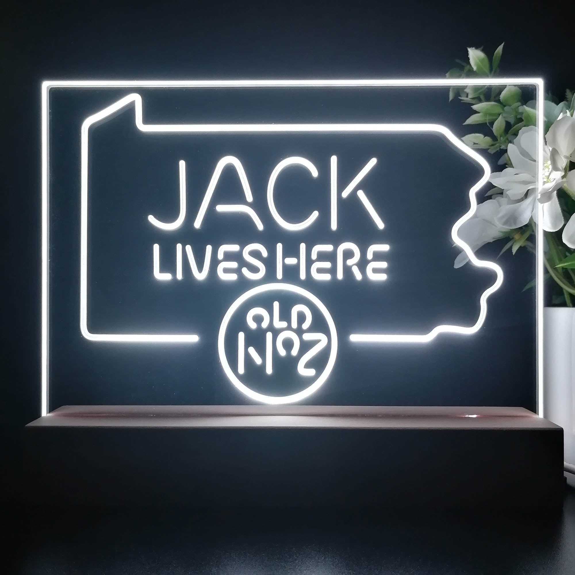Pennsylvania Jack Lives Here Neon Sign Pub Bar Lamp