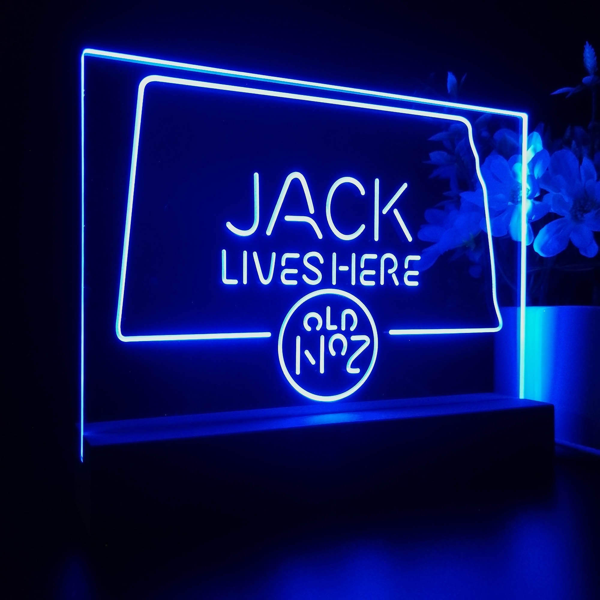 South Dakota Jack Lives Here Neon Sign Pub Bar Lamp