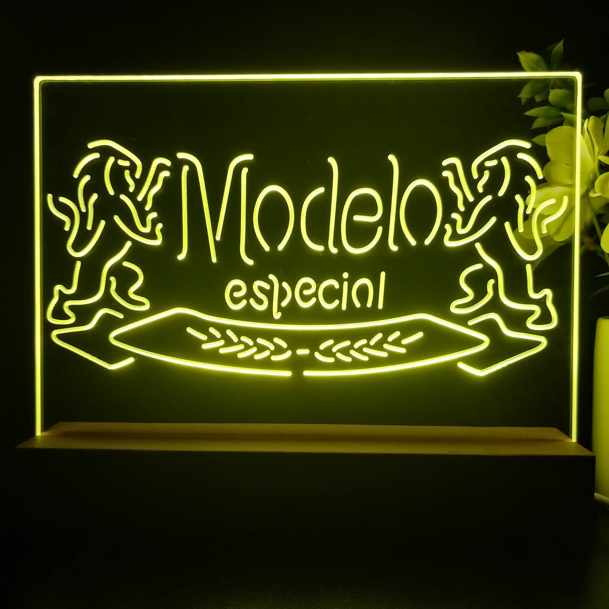 Modelos Especials Beers Lions Neon Sign Pub Bar Lamp