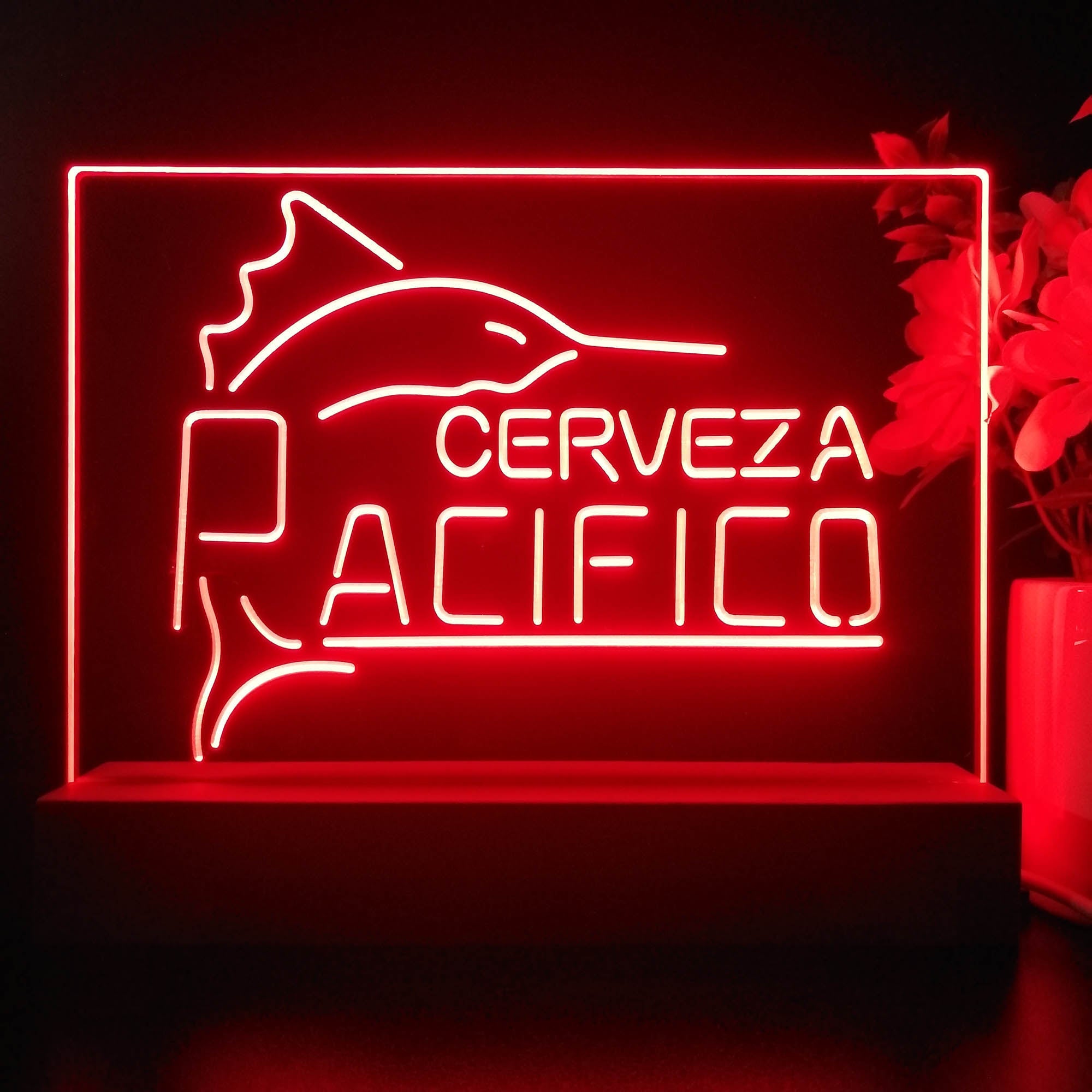Cerveza Pacifico Large Marlin Neon Sign Pub Bar Lamp