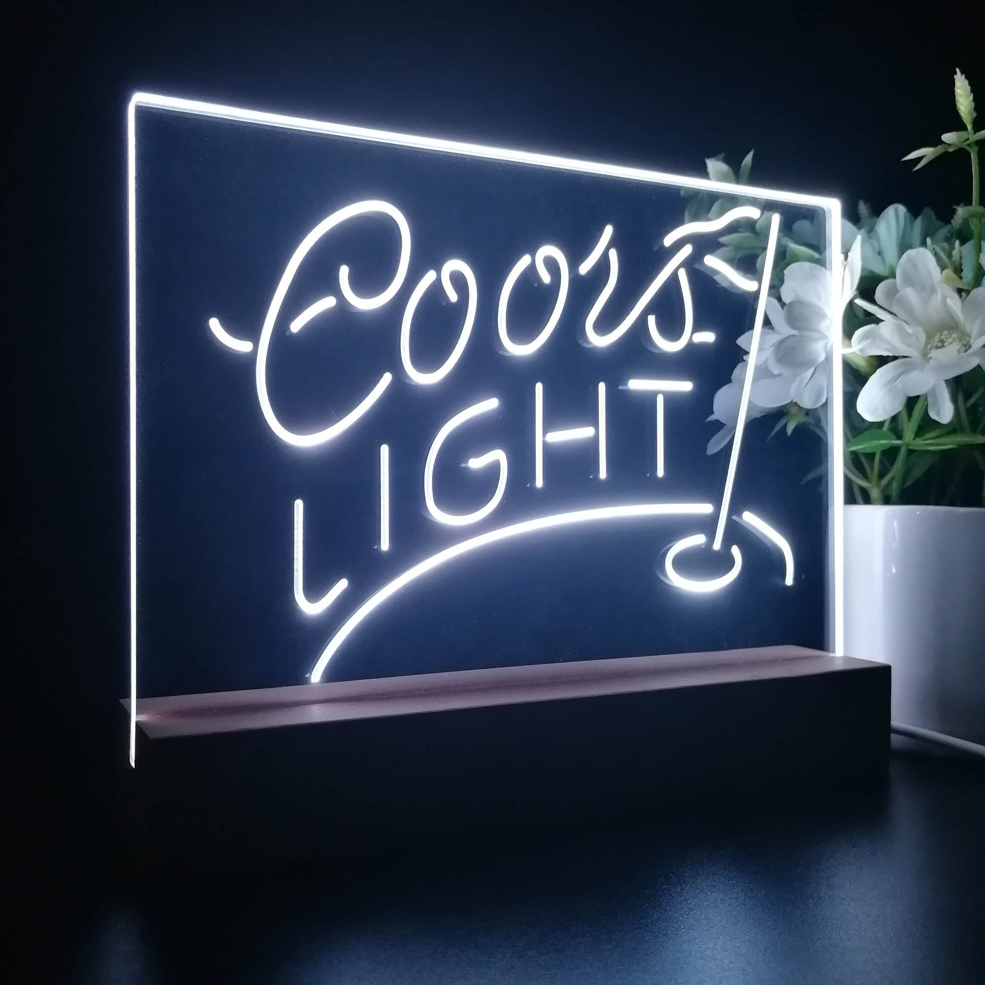 Coors Light Golf Neon Sign Pub Bar Lamp