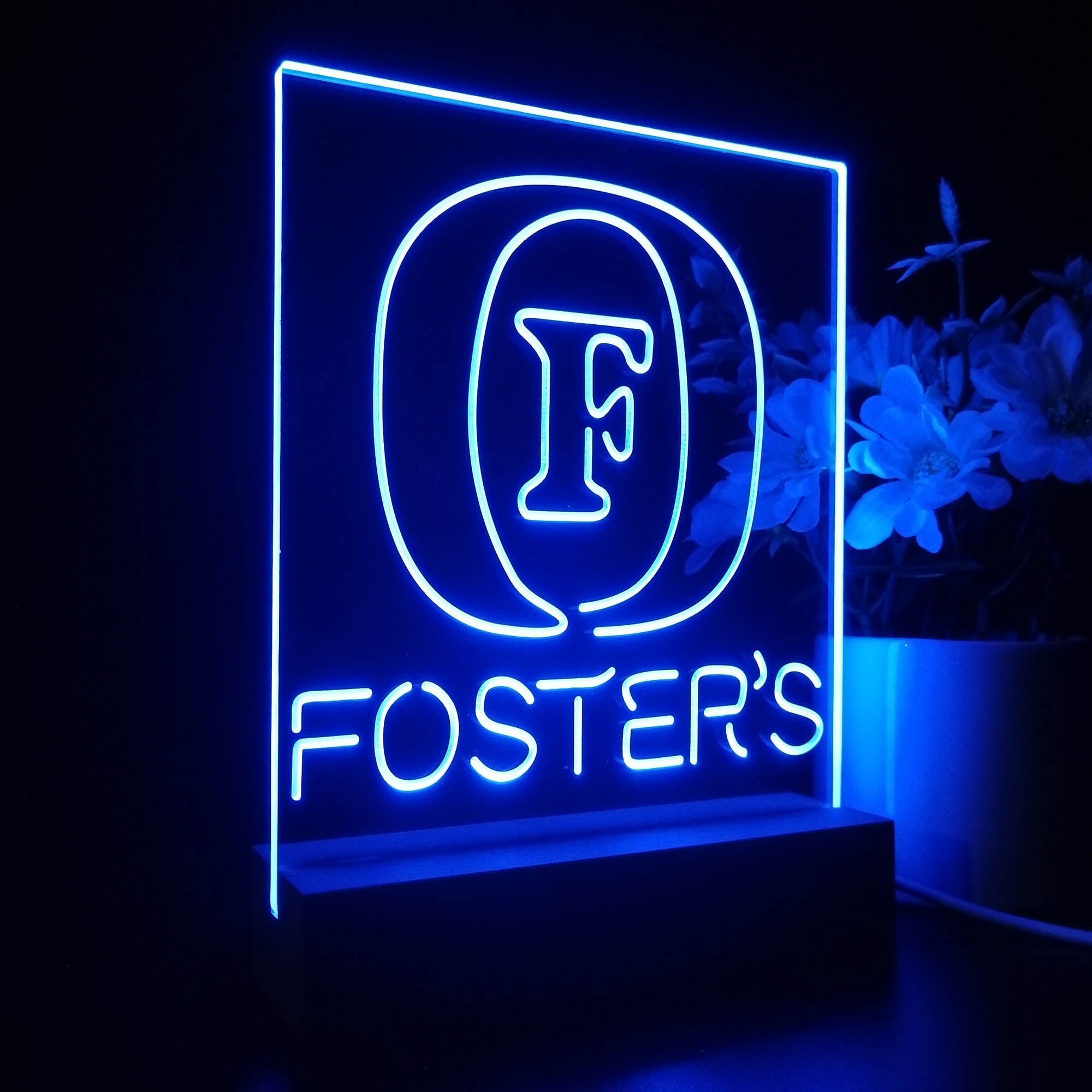 Foster's Beer 3D Illusion Night Light Desk Lamp