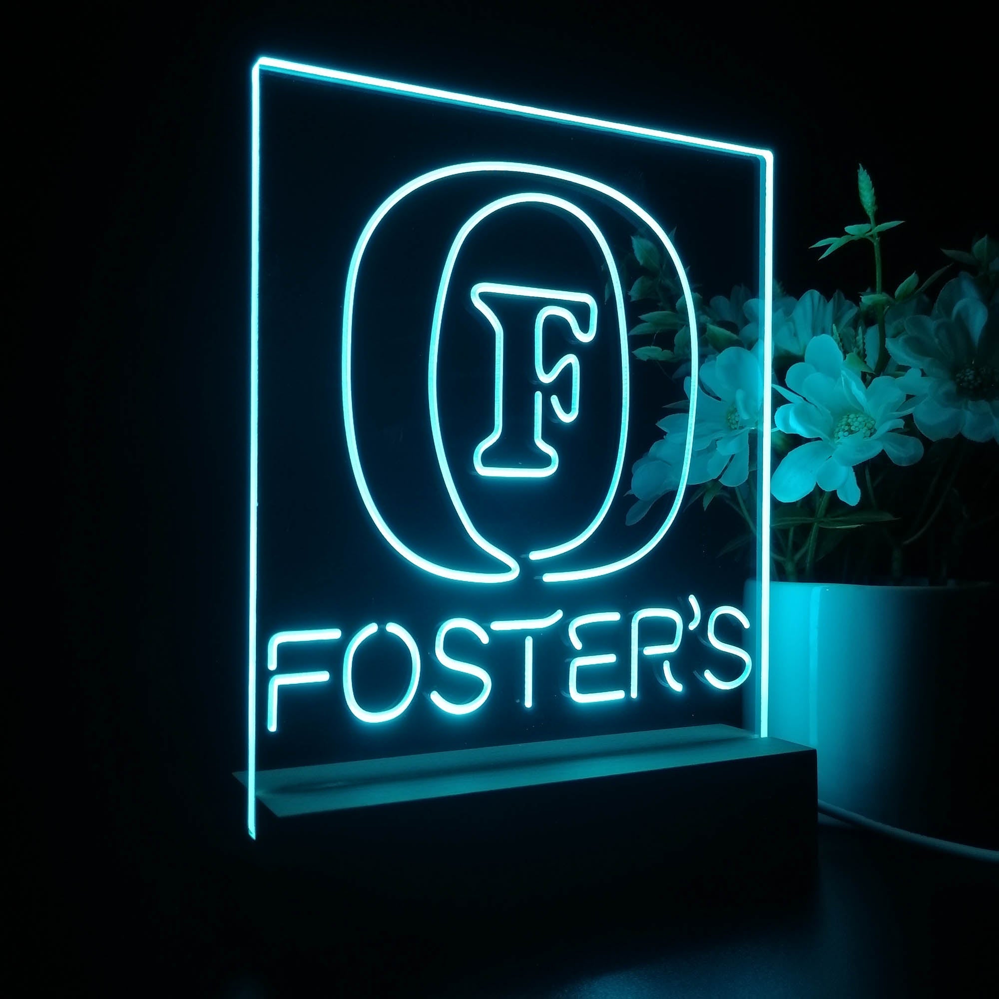 Foster's Beer 3D Illusion Night Light Desk Lamp