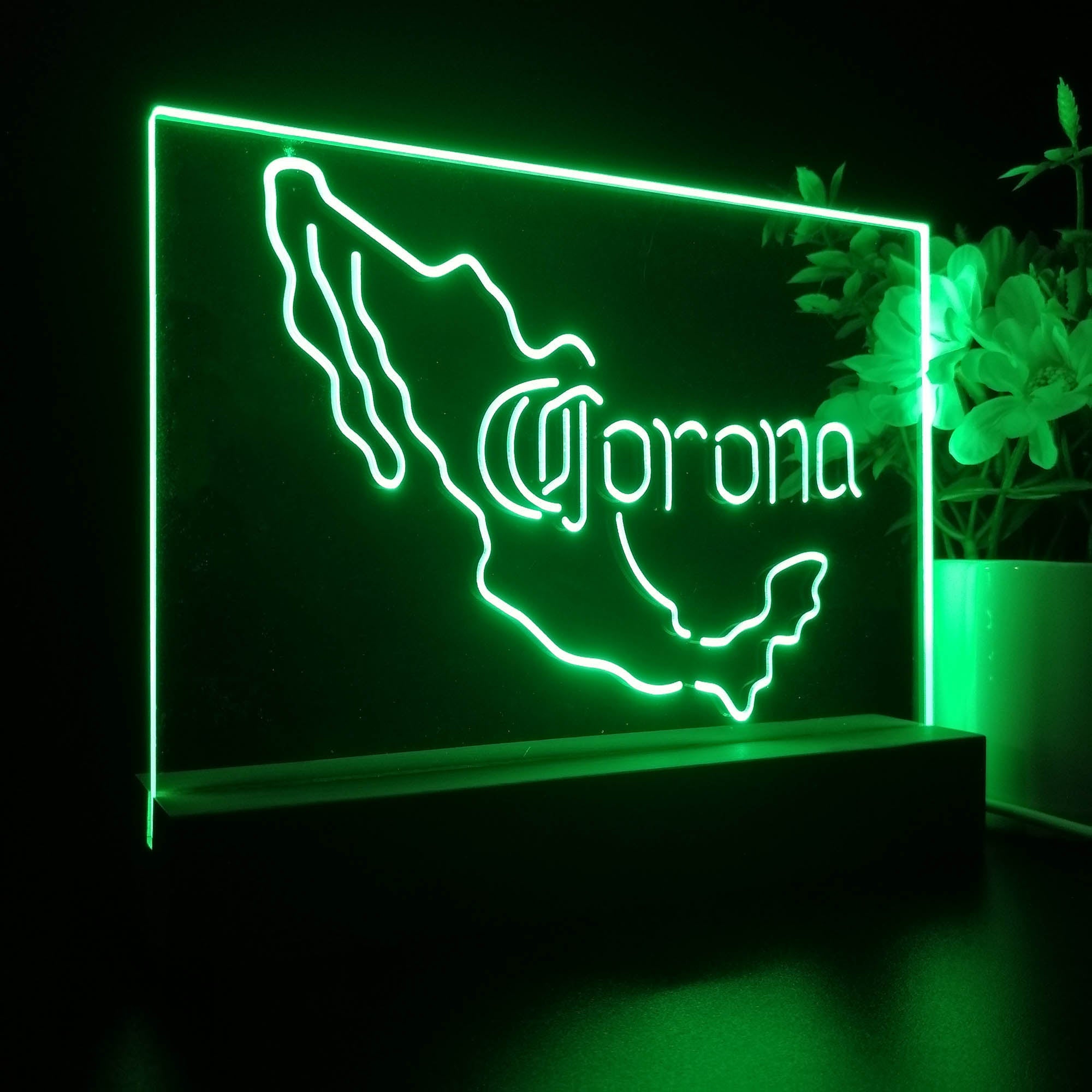 Corona Mexico Cerveza Neon Sign Pub Bar Lamp