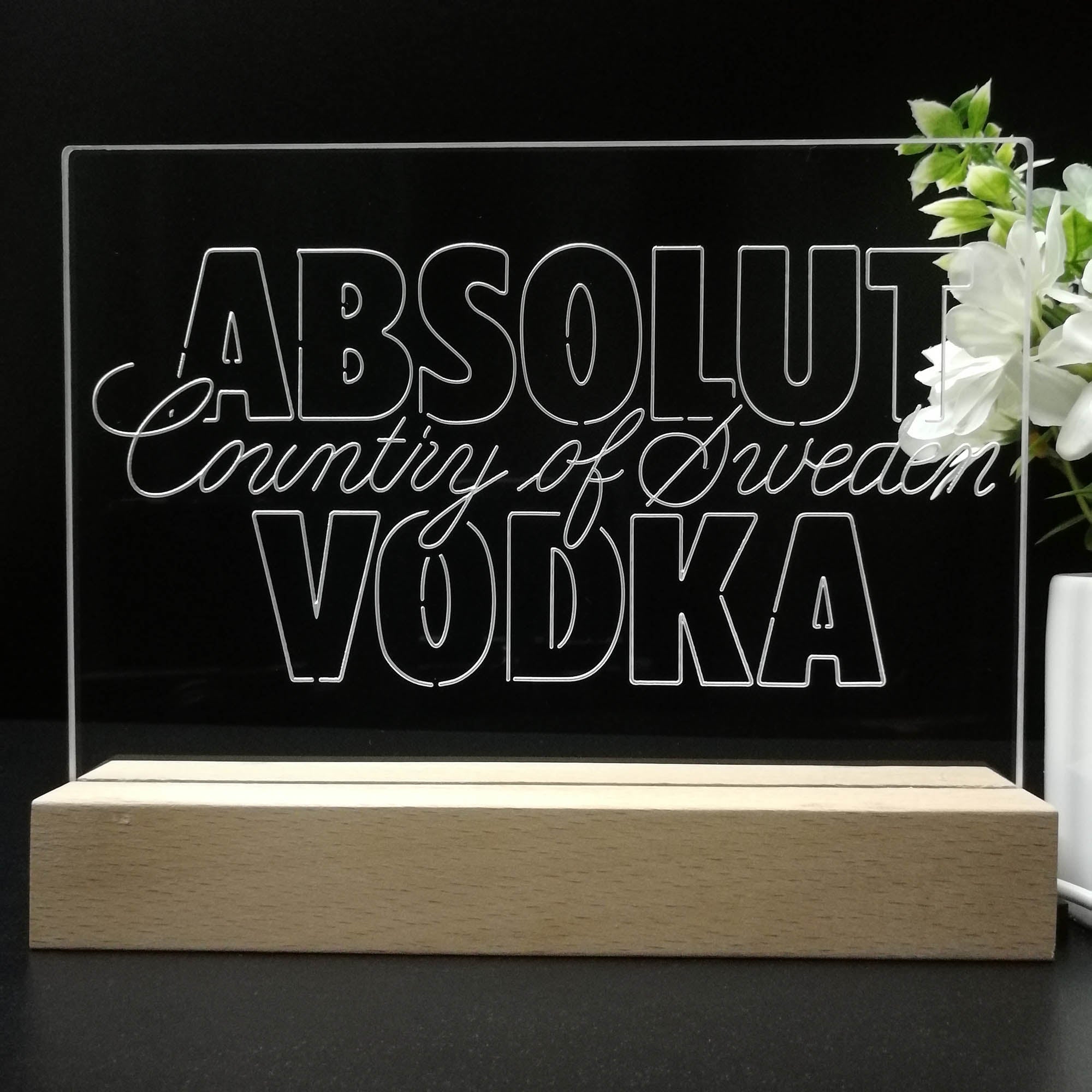 Absolut vodka Neon Sign Pub Bar Lamp