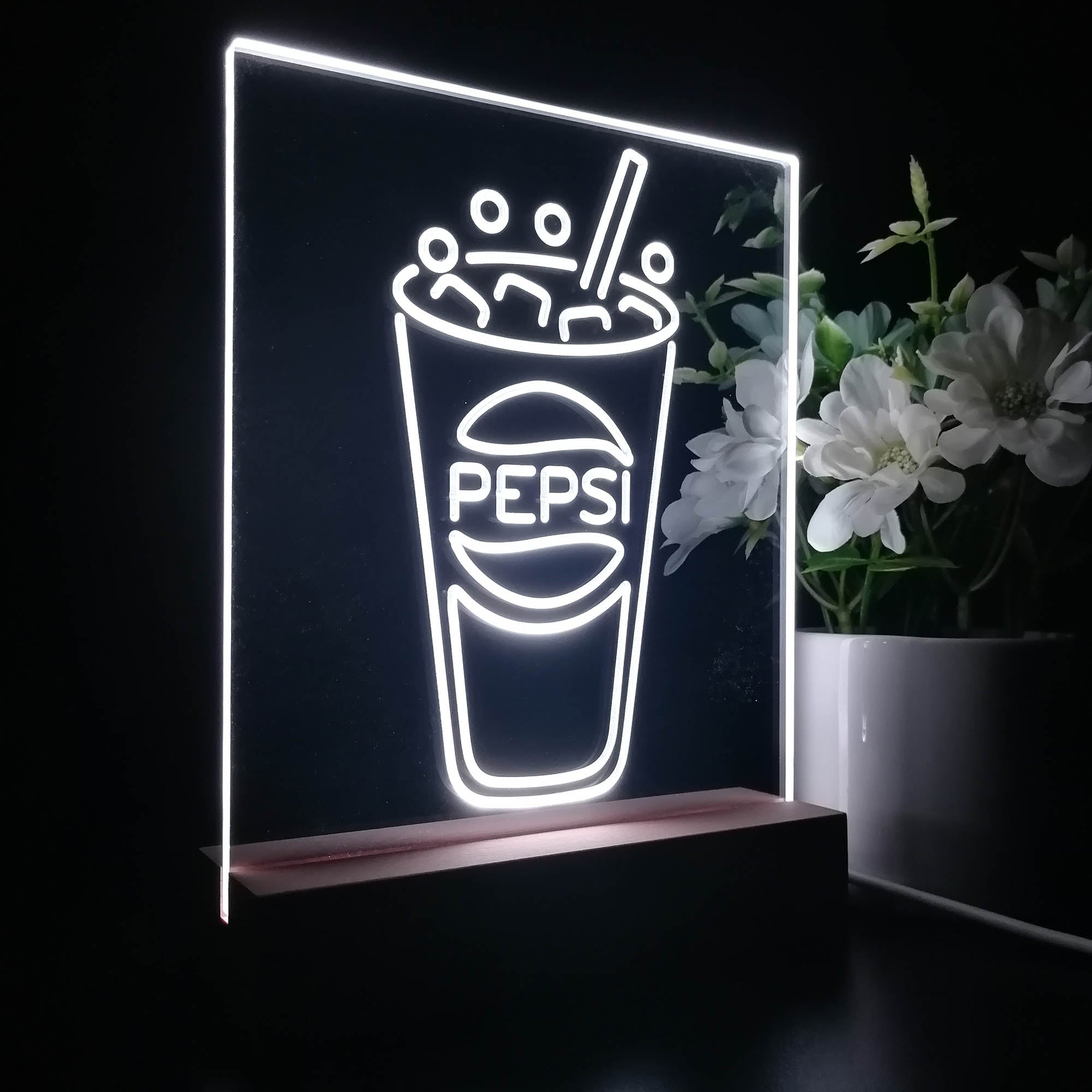 Pepsi Cup Night Light Neon Pub Bar Lamp