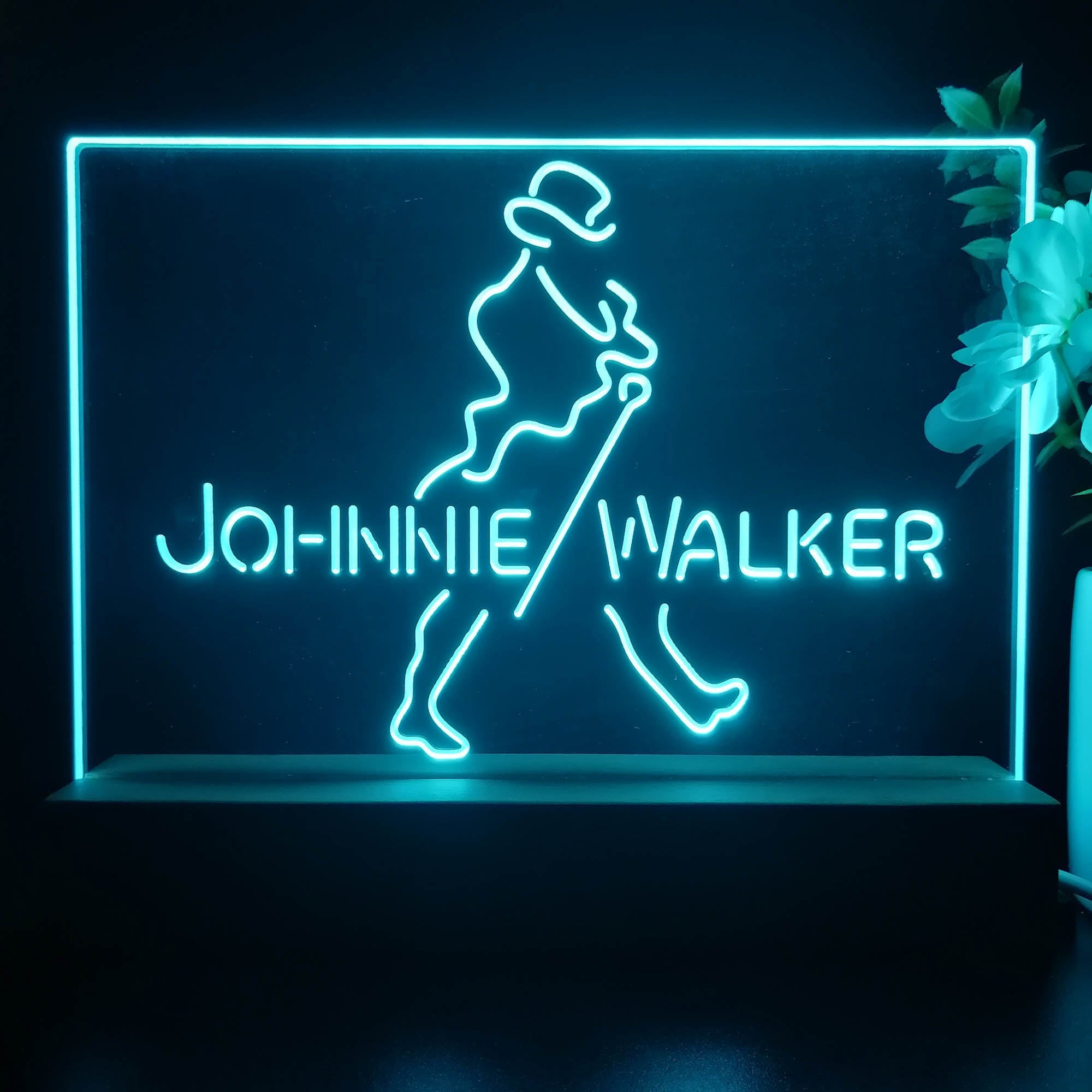 Johnnie Walker Neon Sign Pub Bar Lamp