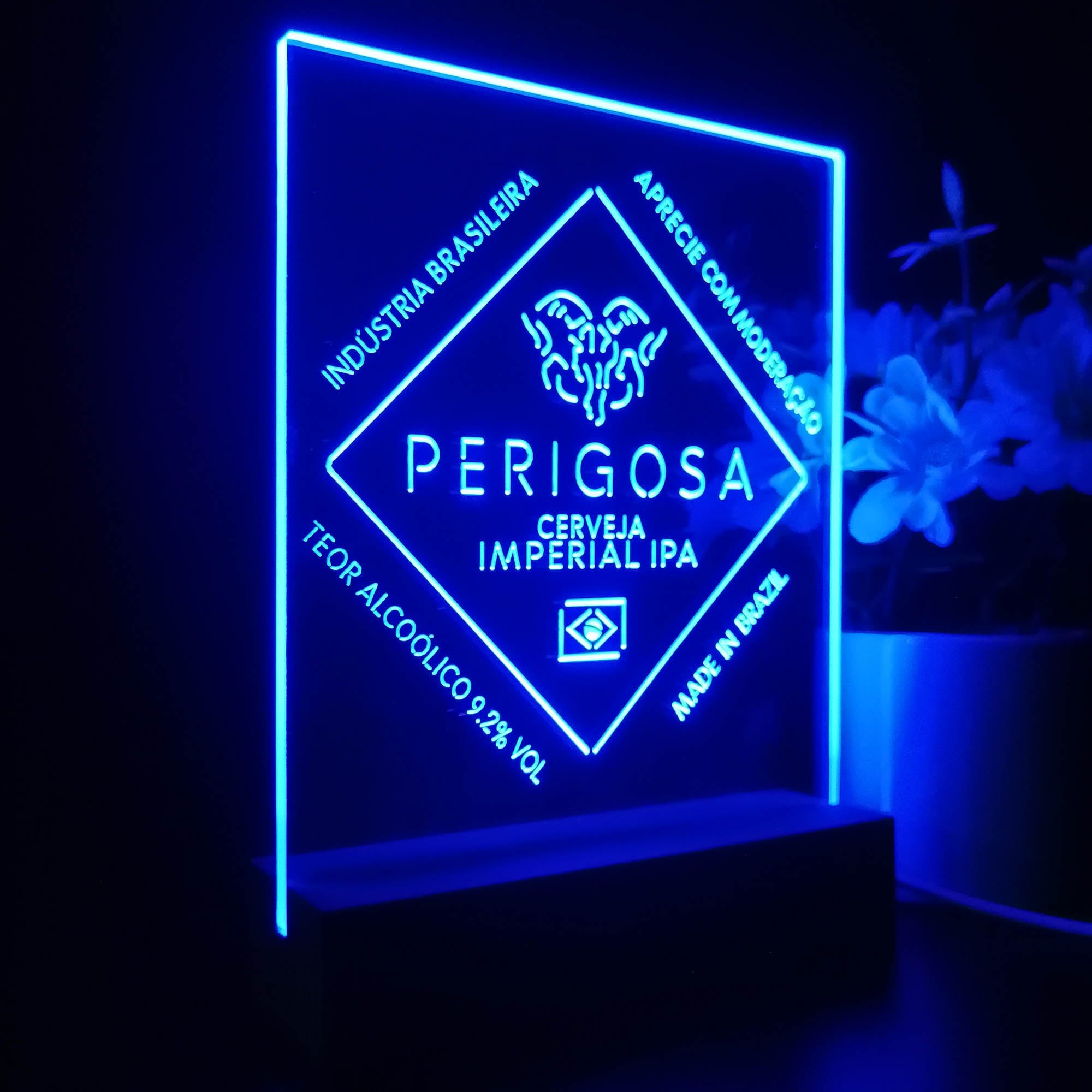 Perigosa Imperial IPA 3D Illusion Night Light Desk Lamp