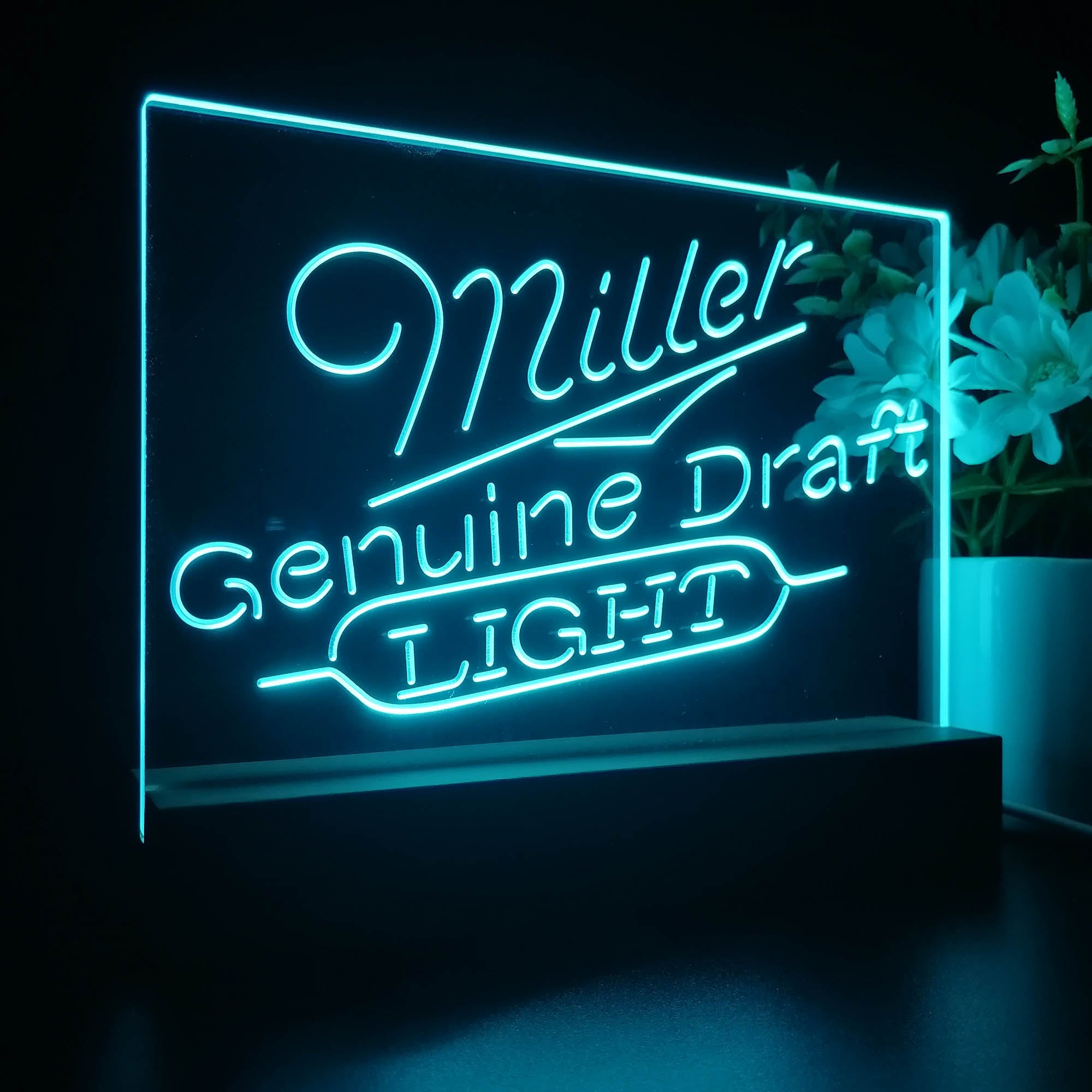 Miller Genuine Draft Light Neon Sign Pub Bar Lamp