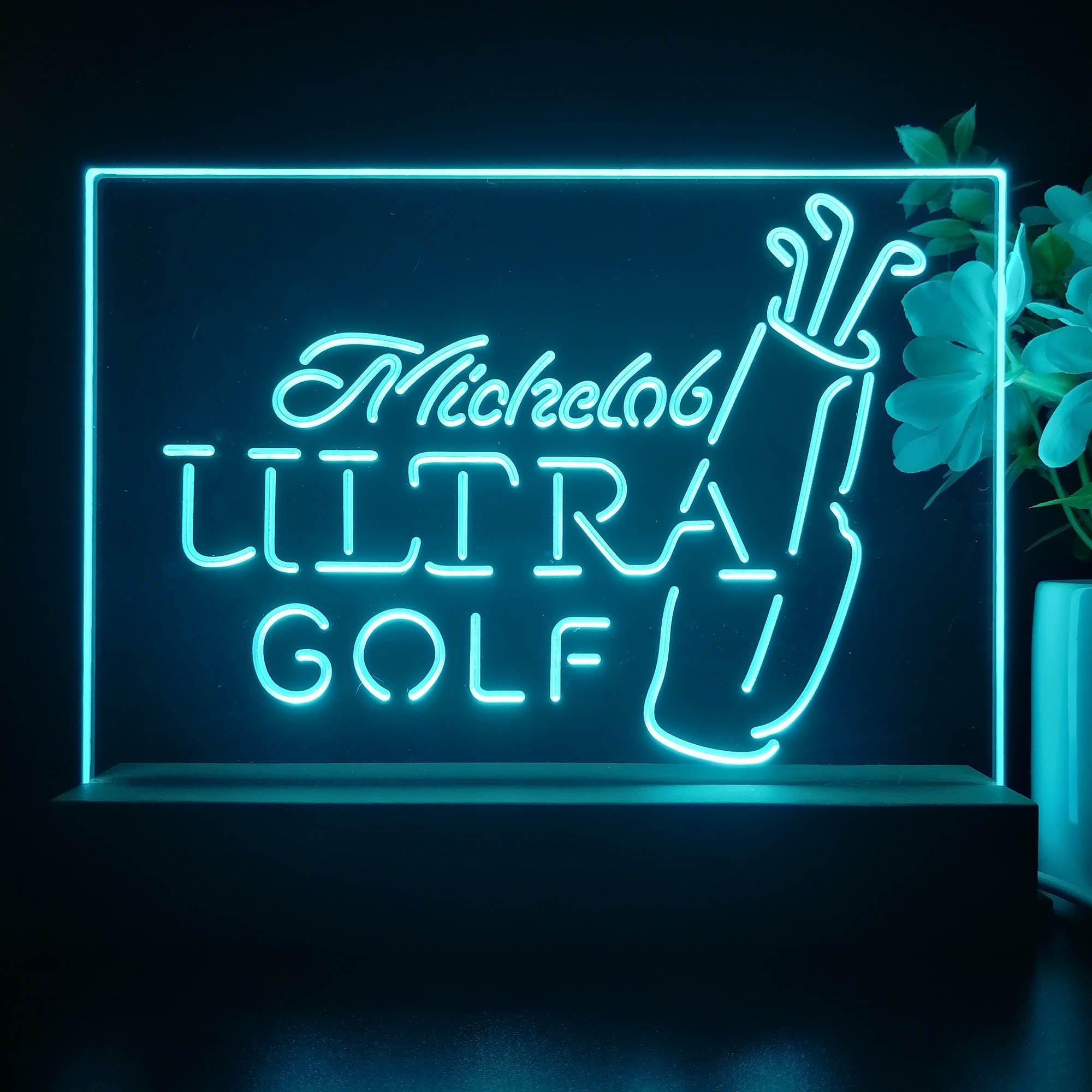 Michelobs Ultra Golf Bag Beer Bar Decoration Gifts Neon Sign Pub Bar Lamp