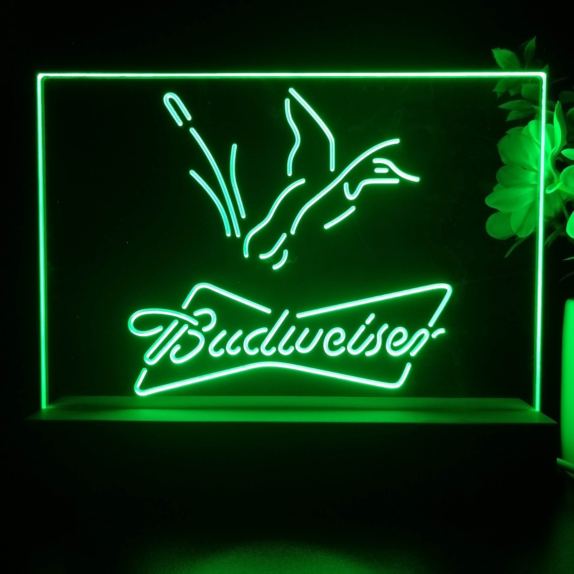 Budweisers Duck Hunting Home Beer Bar Decoration Gifts Neon Sign Pub Bar Lamp