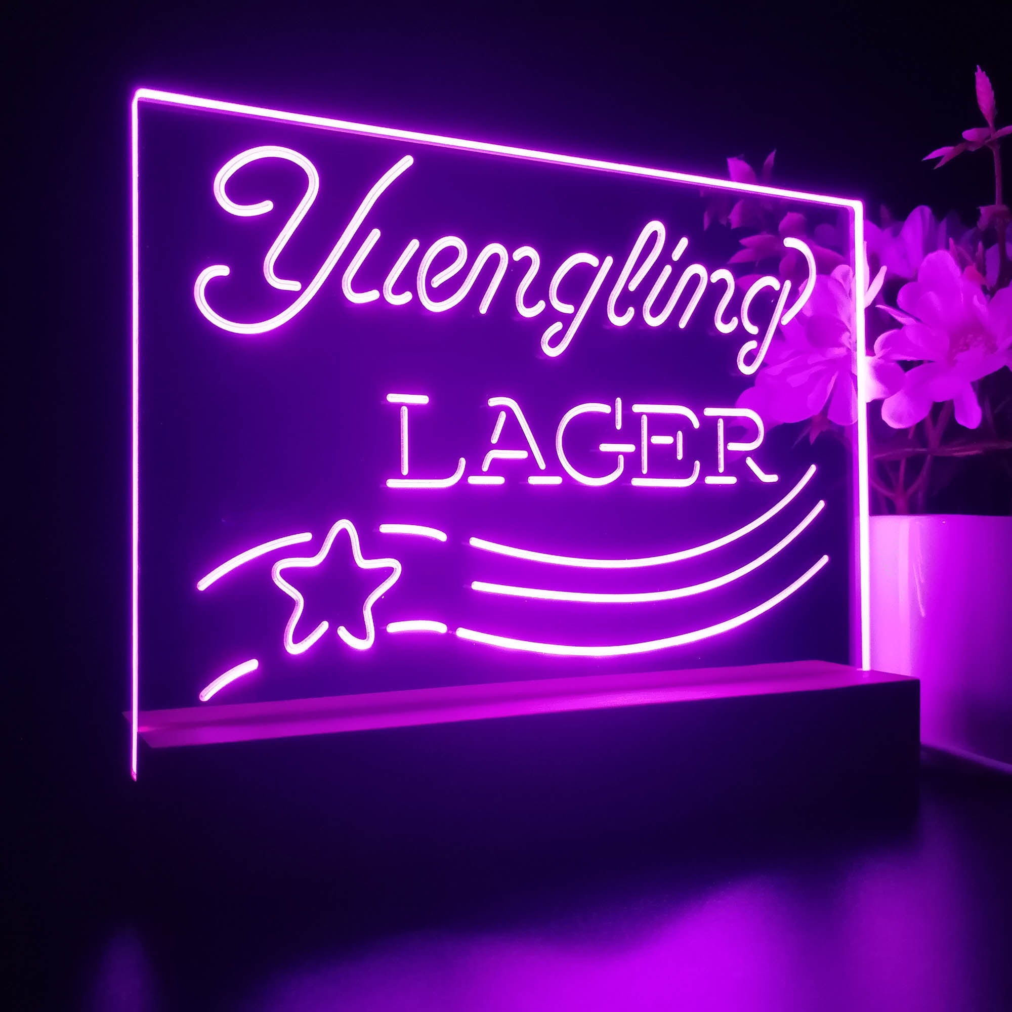 Yuengling Beer Larger Bar Neon Sign Pub Bar Lamp