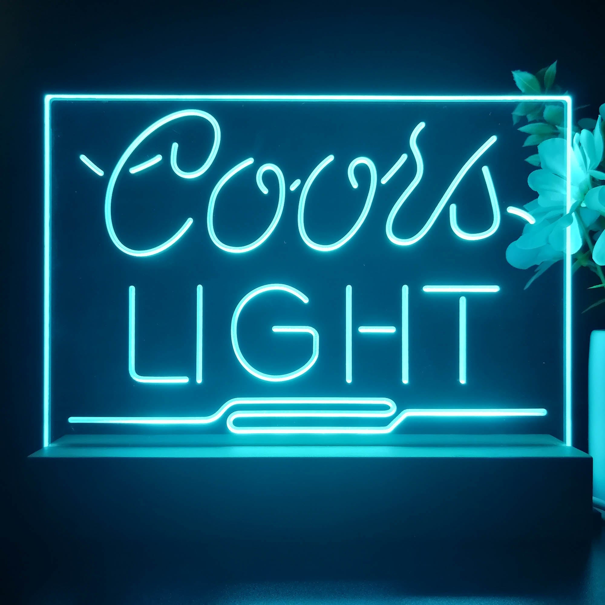 Coors Light Sport Beer Neon Sign Pub Bar Lamp