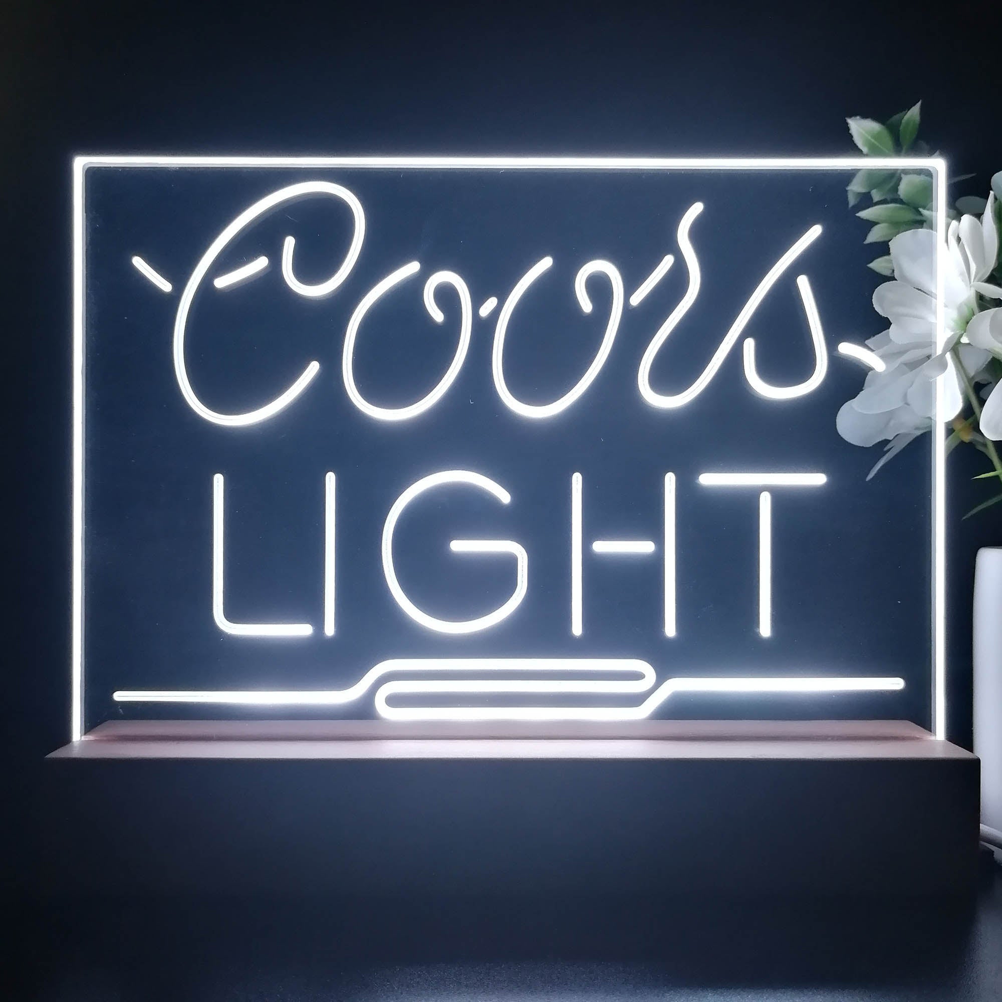 Coors Light Sport Beer Neon Sign Pub Bar Lamp